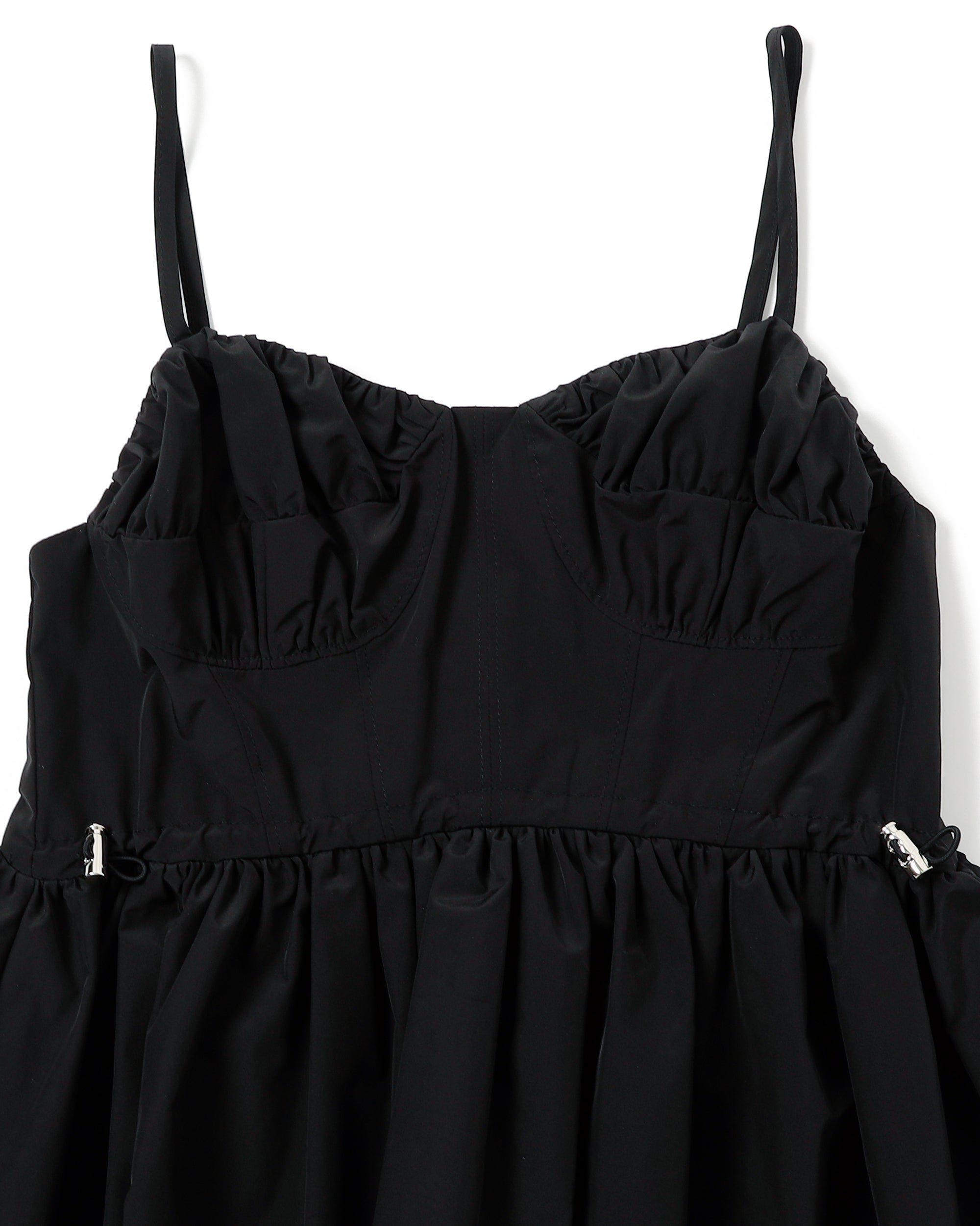 Balloon cami tunic (black)