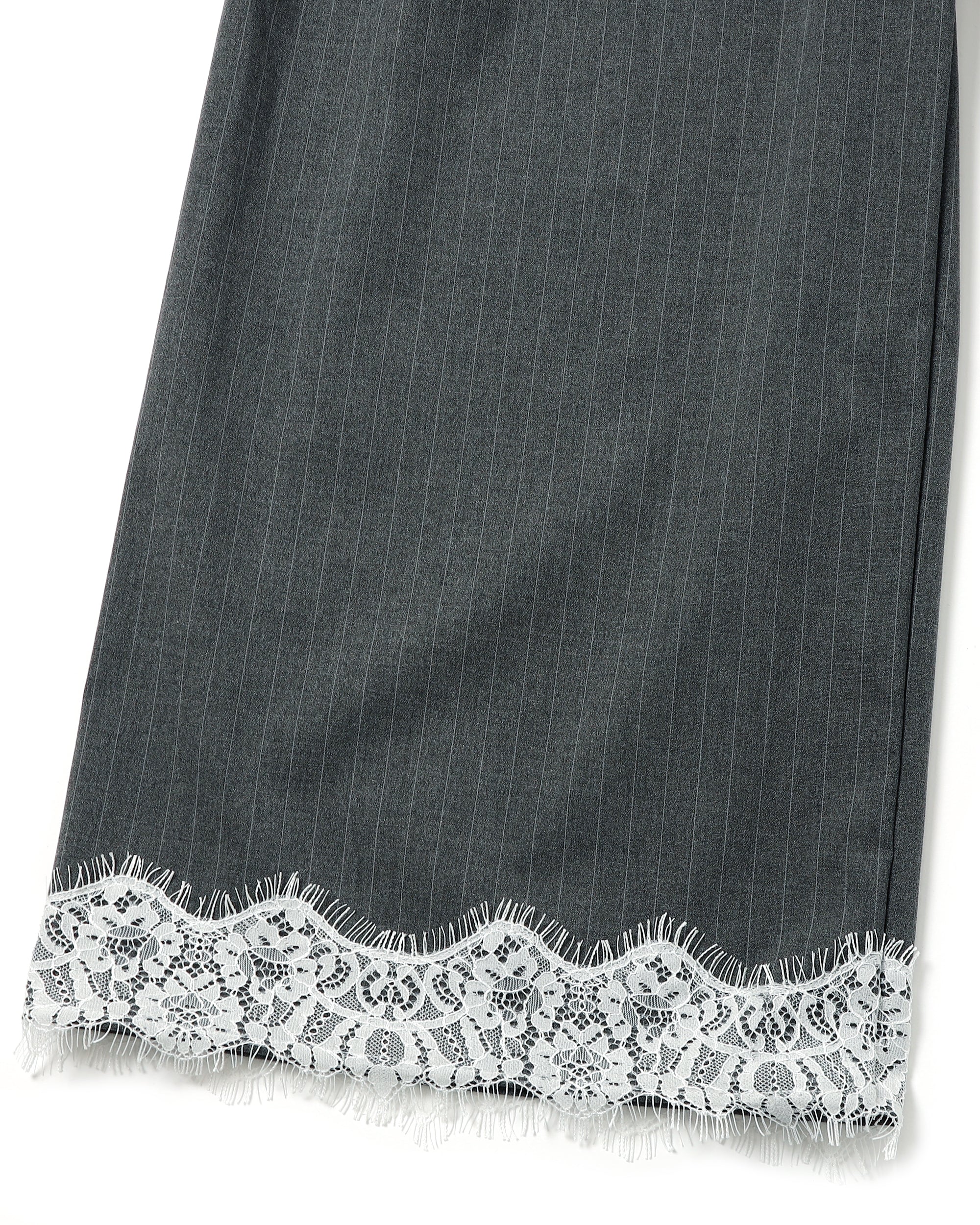 Corset wide pants (stripe)