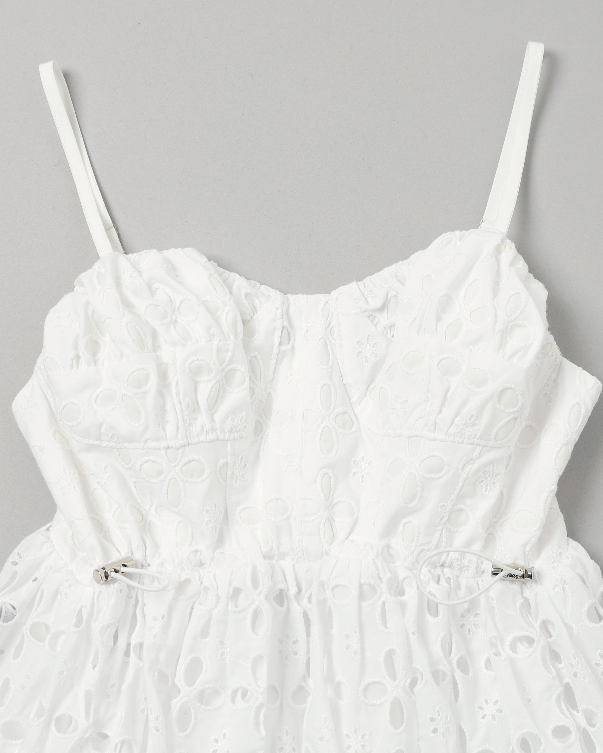 Cotton lace balloon tunic