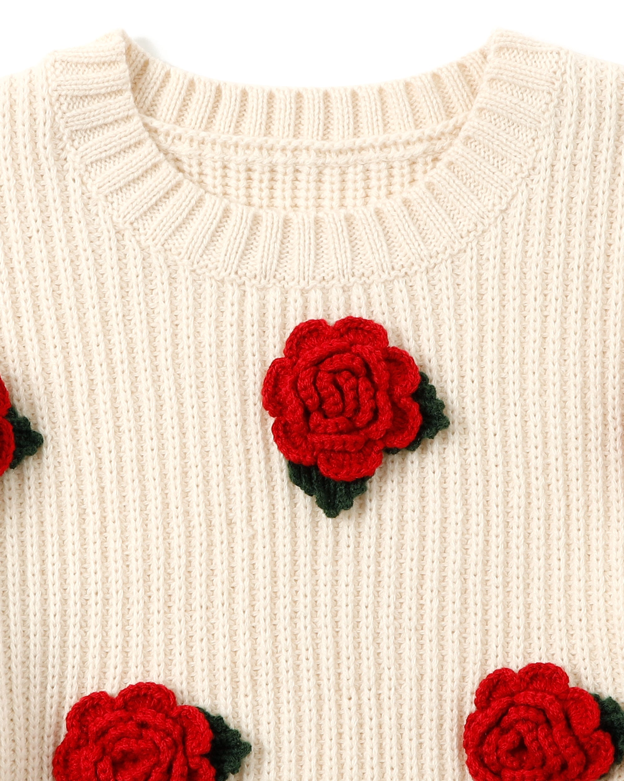 Flower garden knit