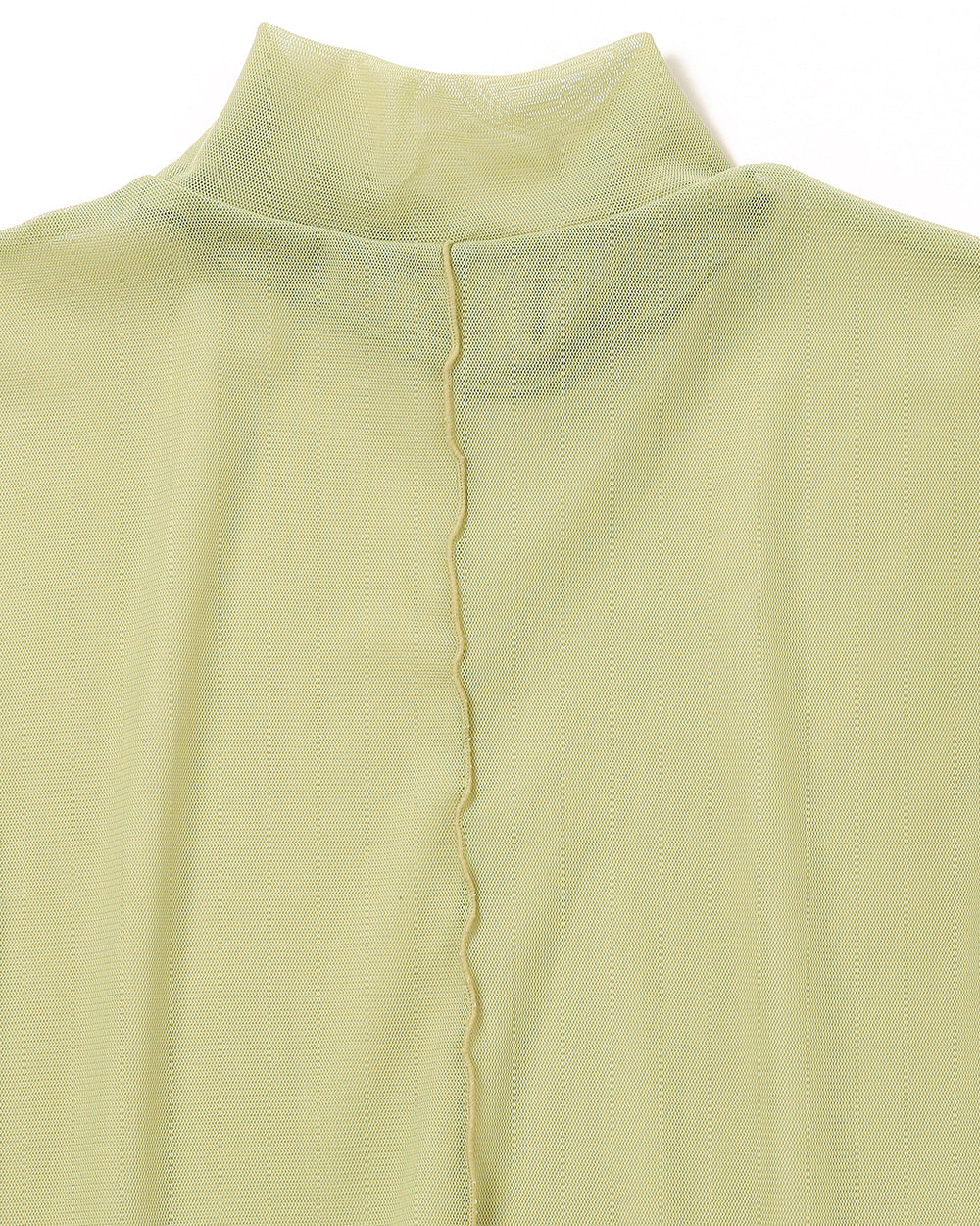 Arch gather see-through tops (Green)