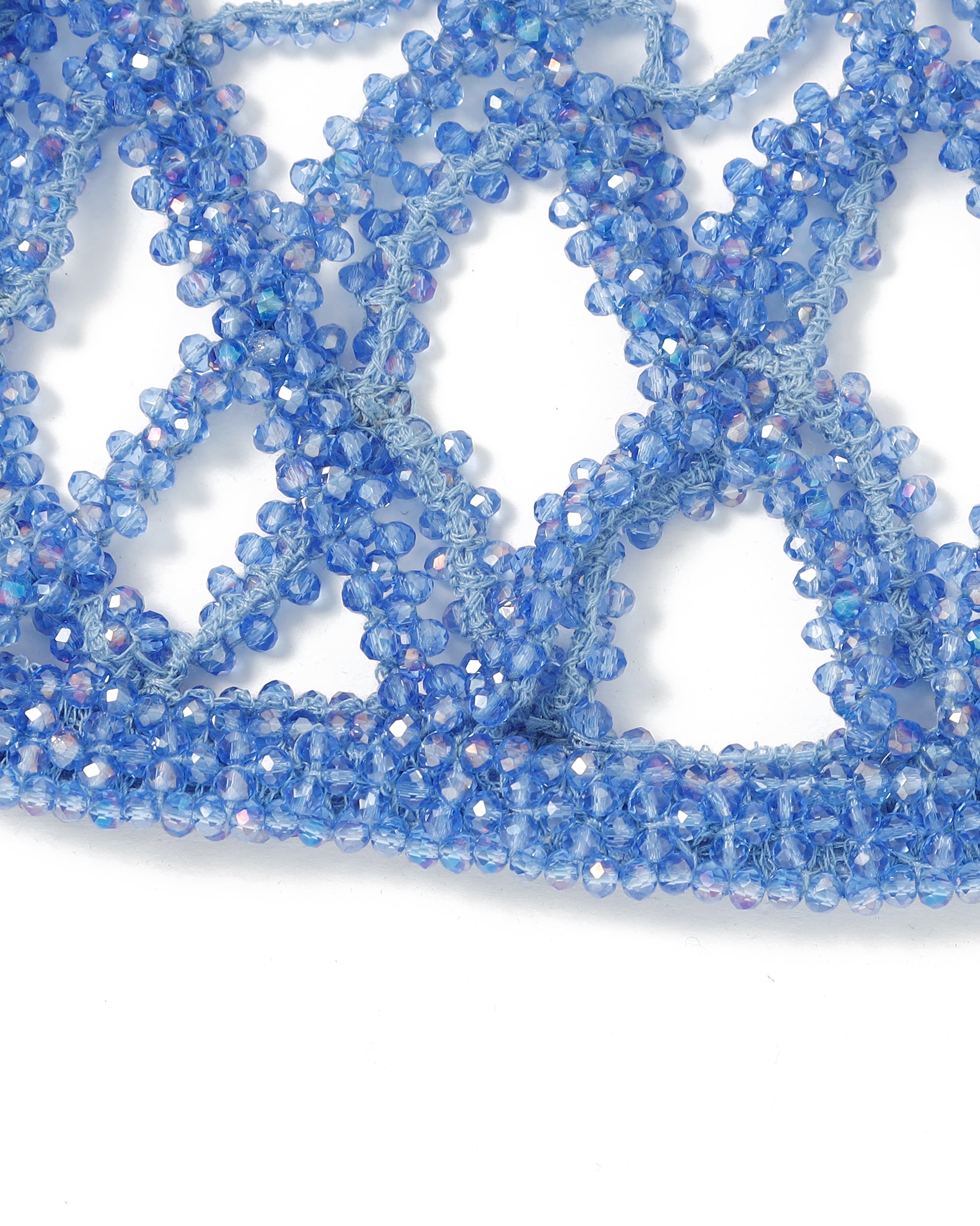 <b>Kroon 02</b><br> Beaded Bathing Cap(sky blue)