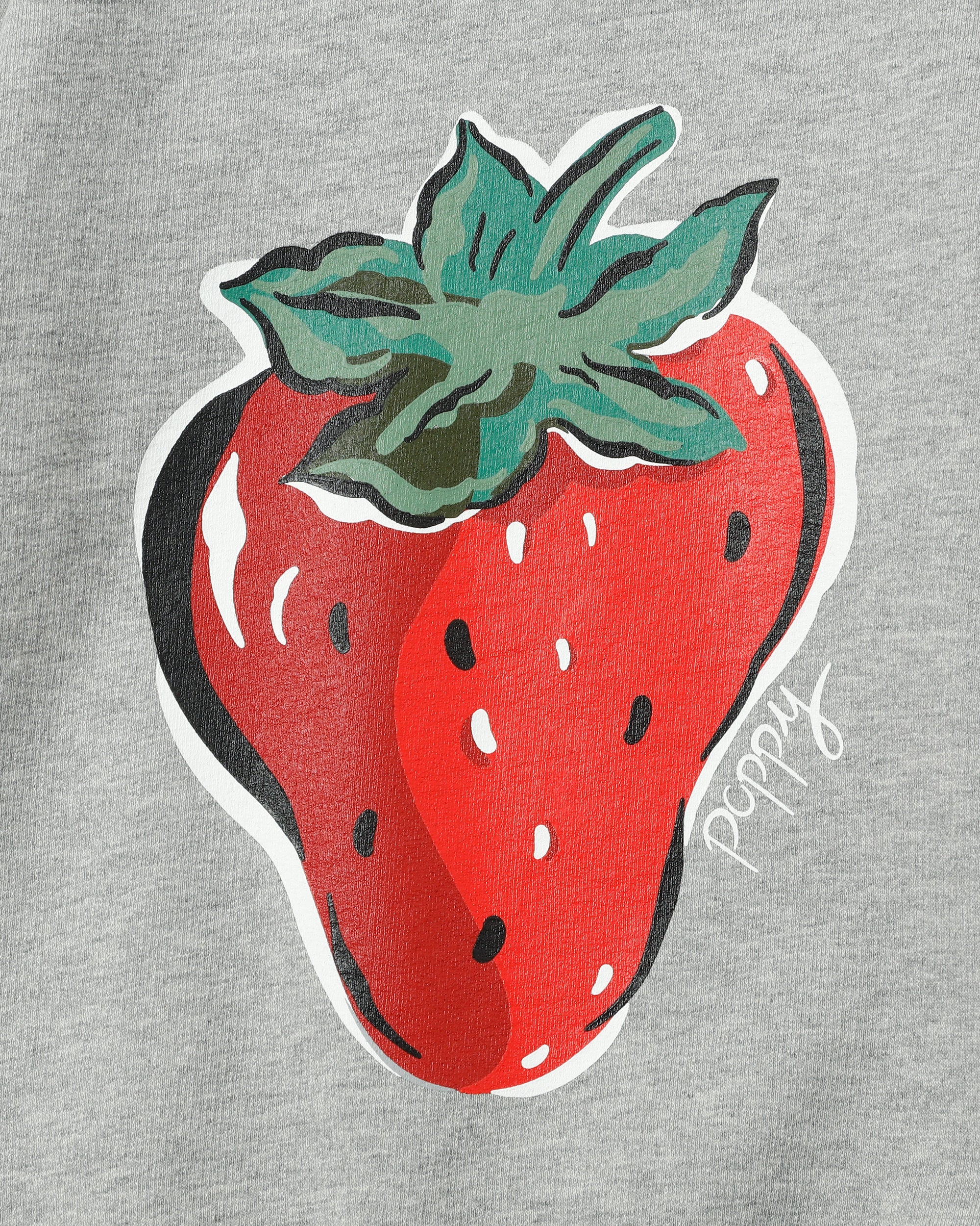 KIDS strawberry printed sweatshirts (Gray)