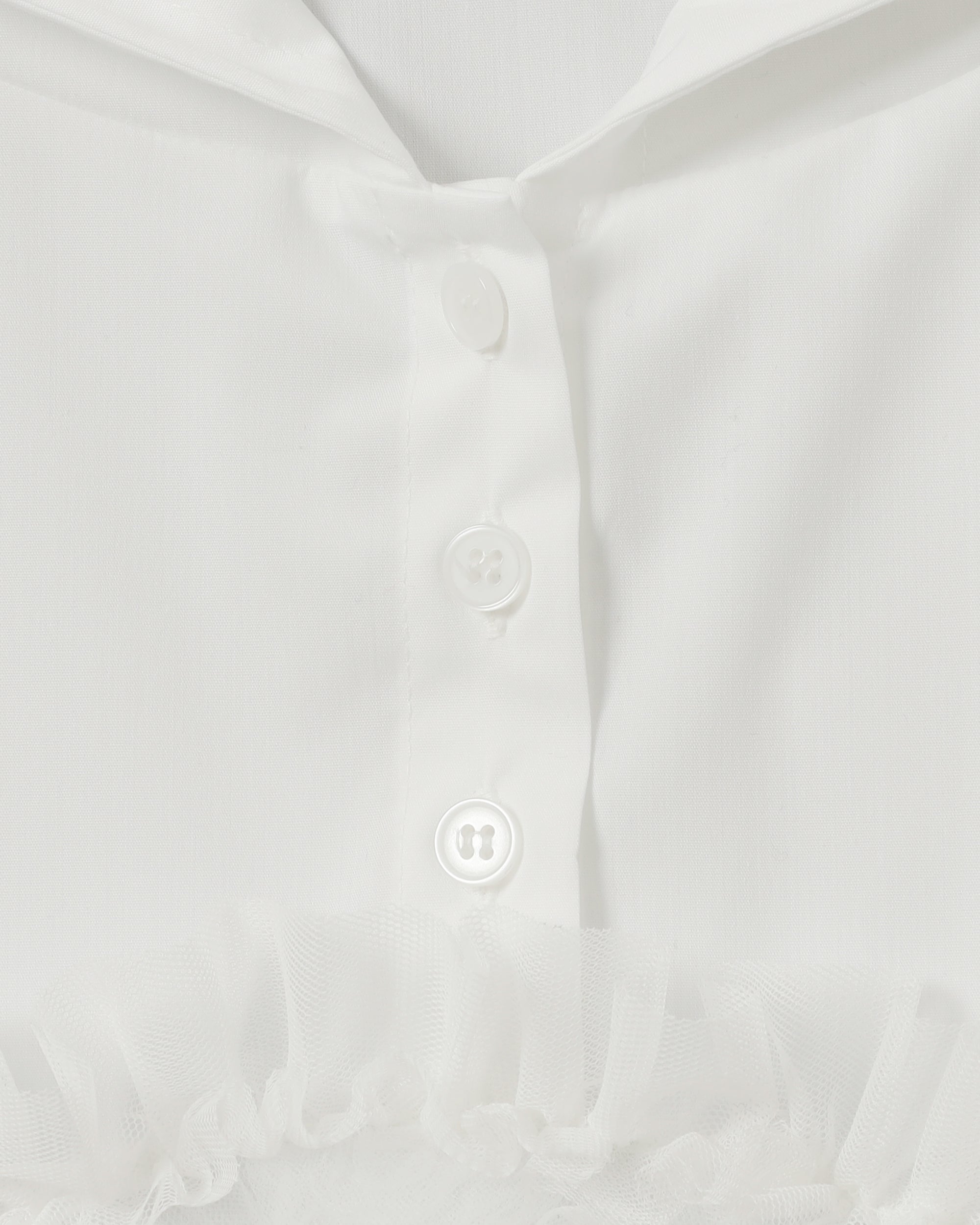 Tulle balloon hoodie shirt