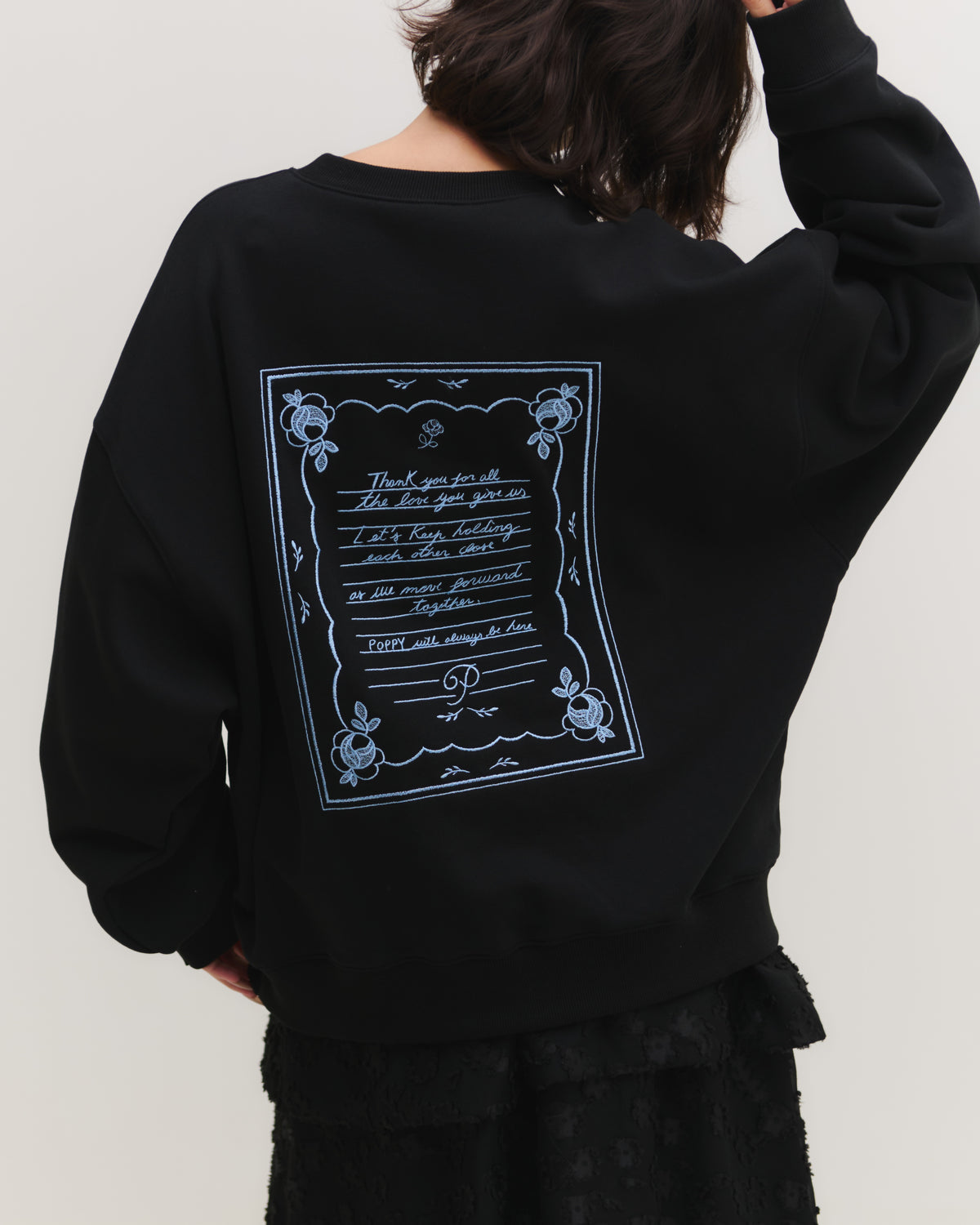 刺繡字母衛衣