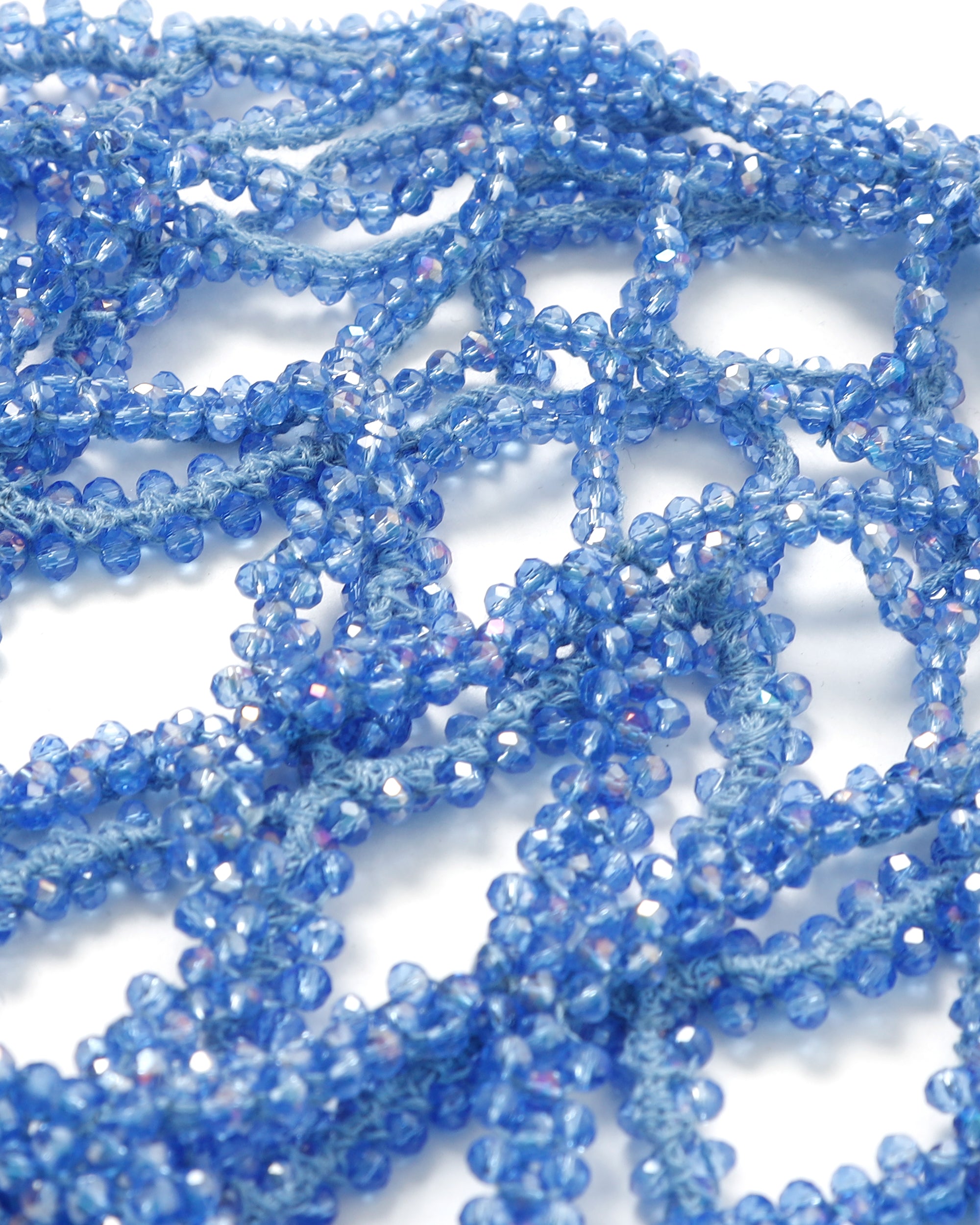 <b>Kroon 02</b><br> Beaded Bathing Cap(sky blue)