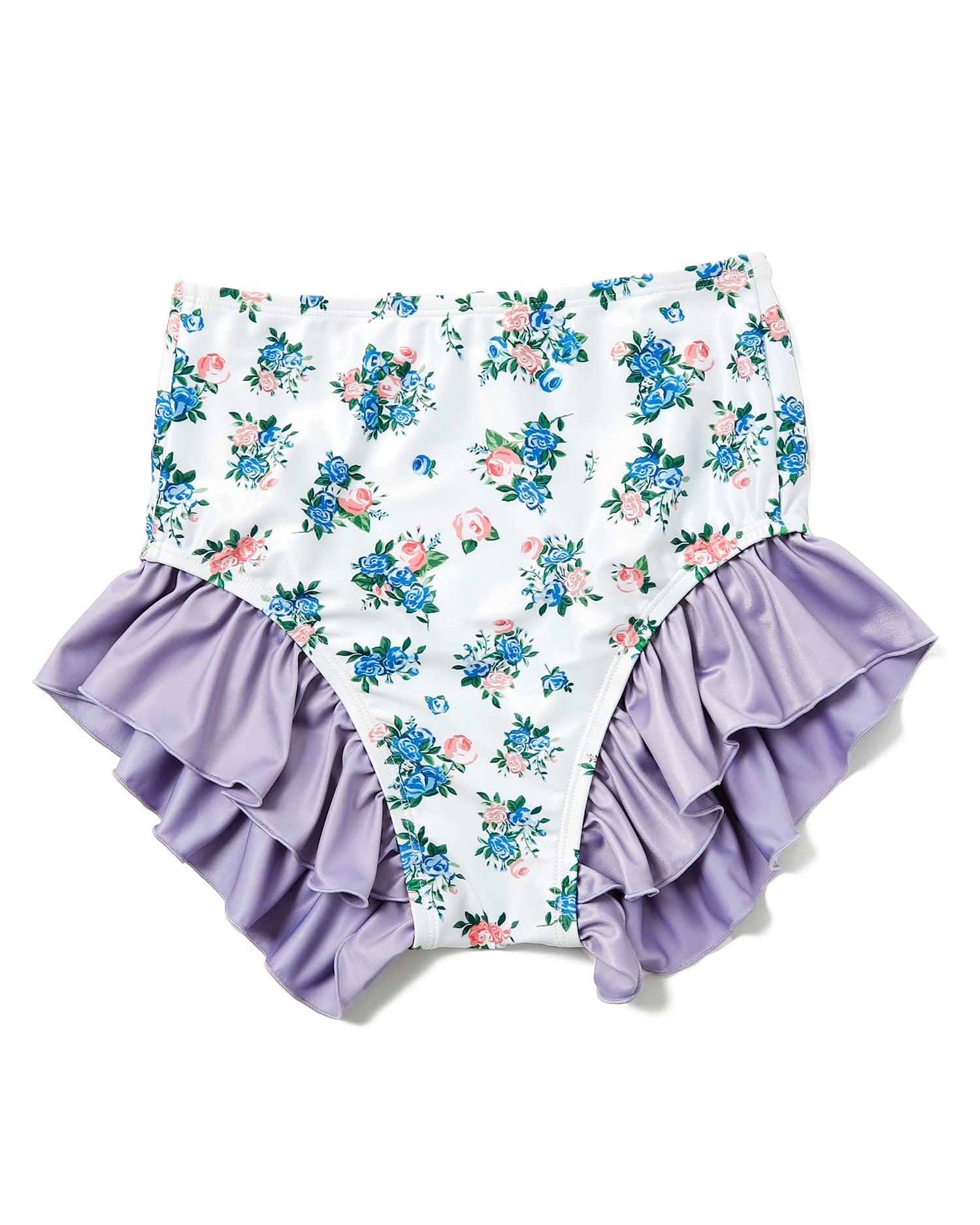 Shoulder ribbon shirring bikini