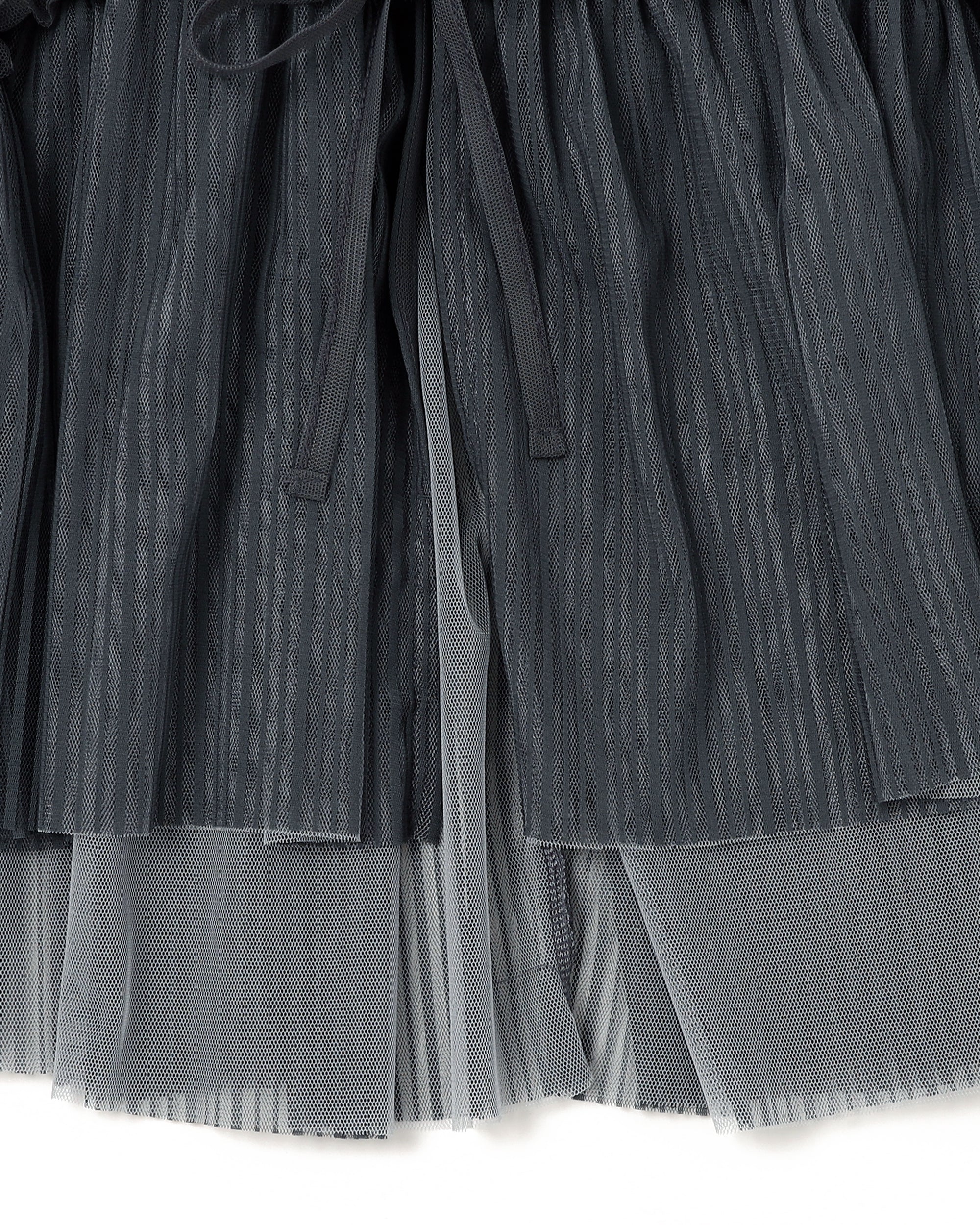 PUFF TIED BOLERO (STRIPE GRAY)