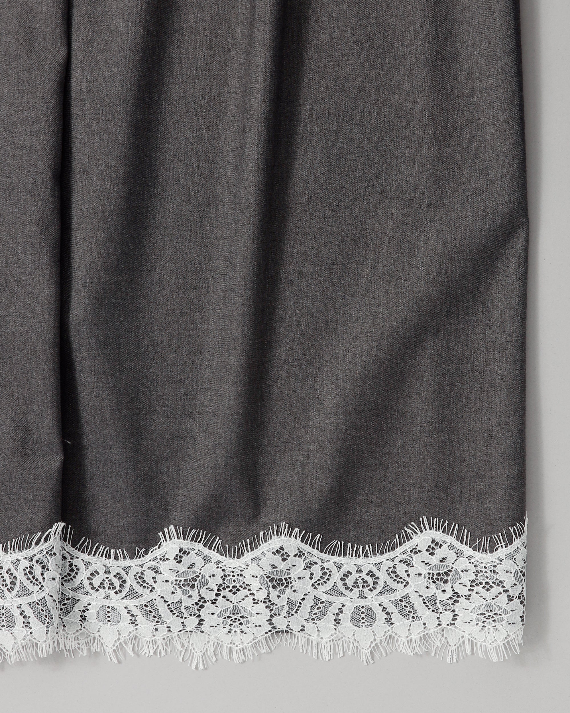 Corset wide pants (gray)