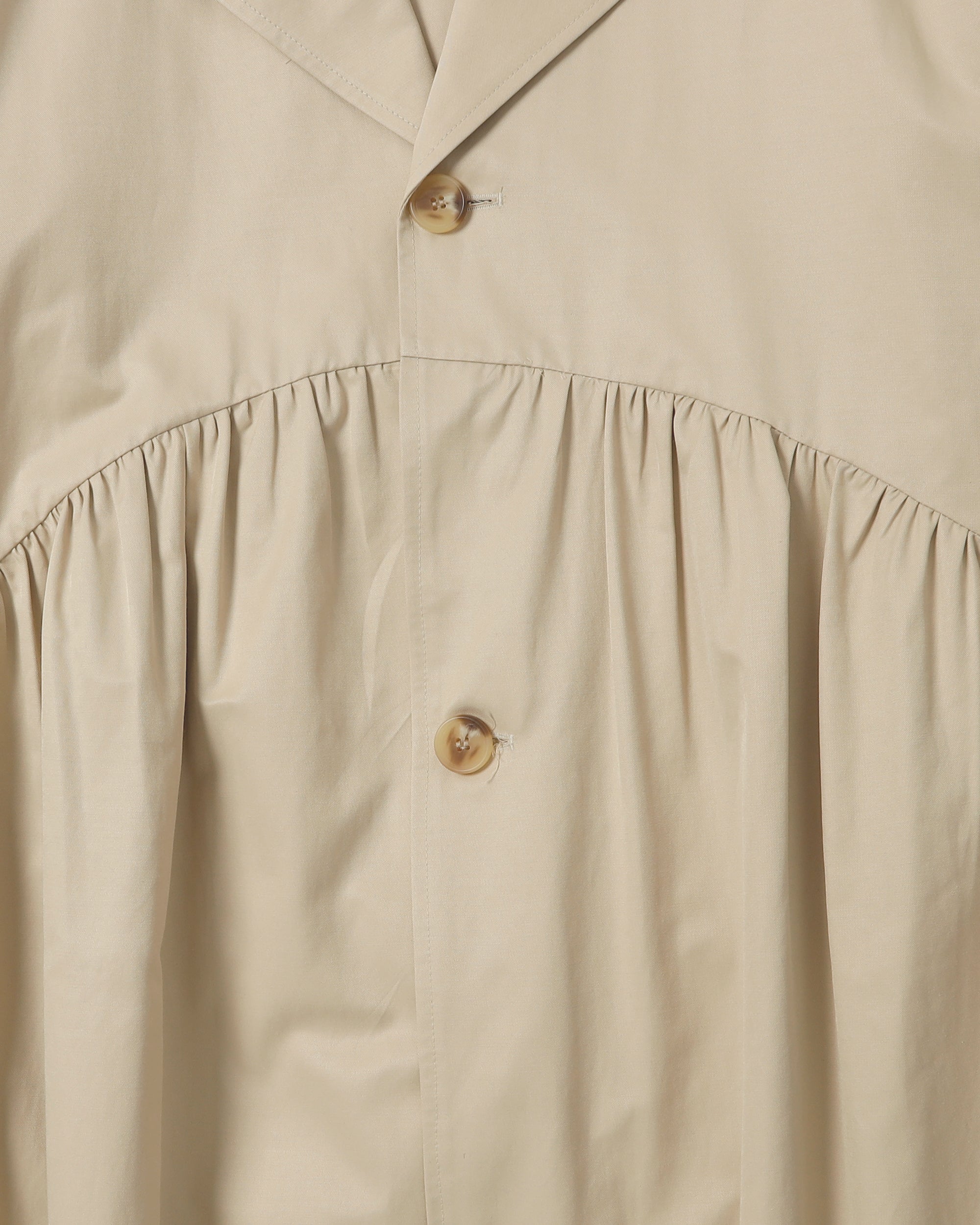 Balloon gather coat (beige)