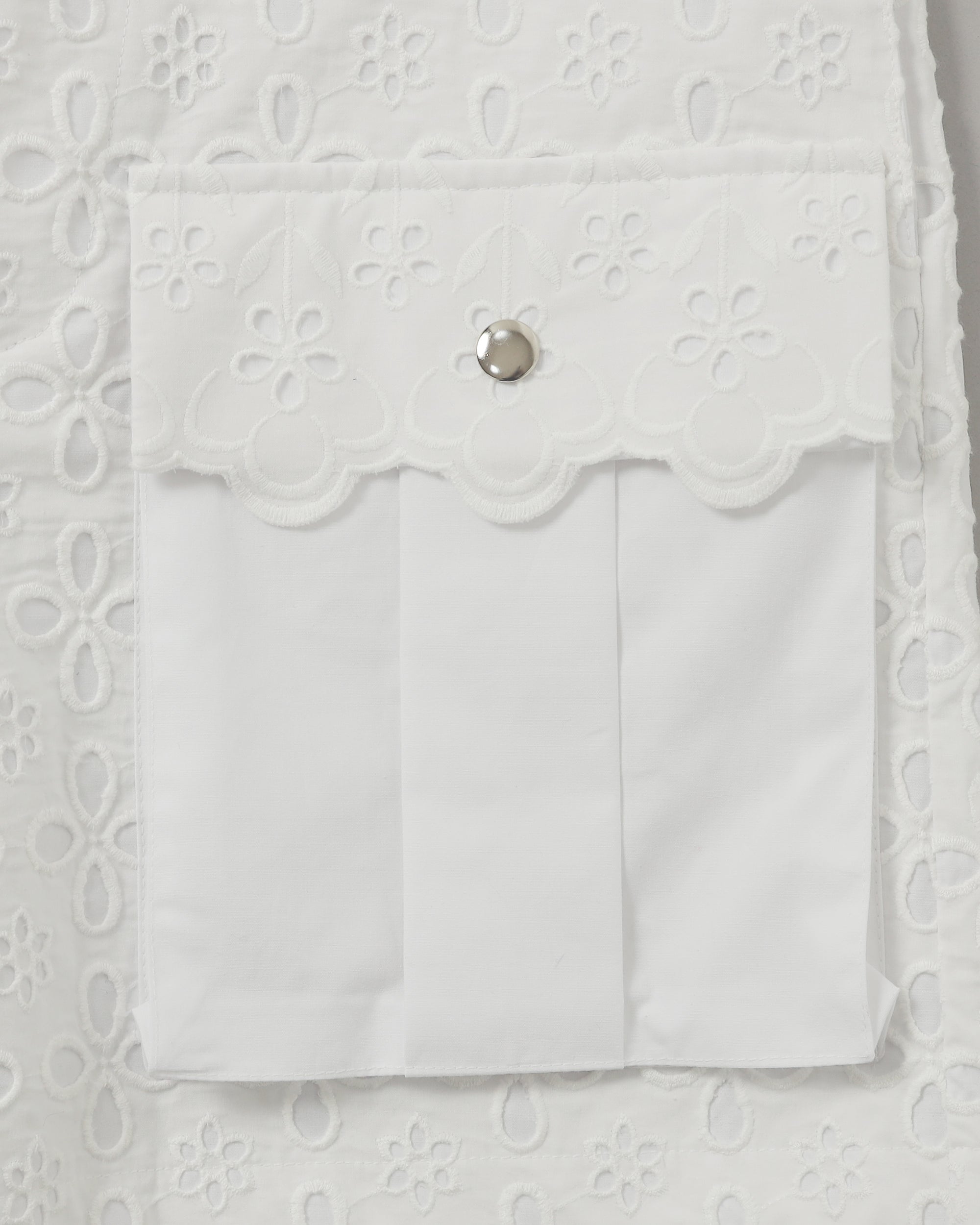 Cotton lace half pants