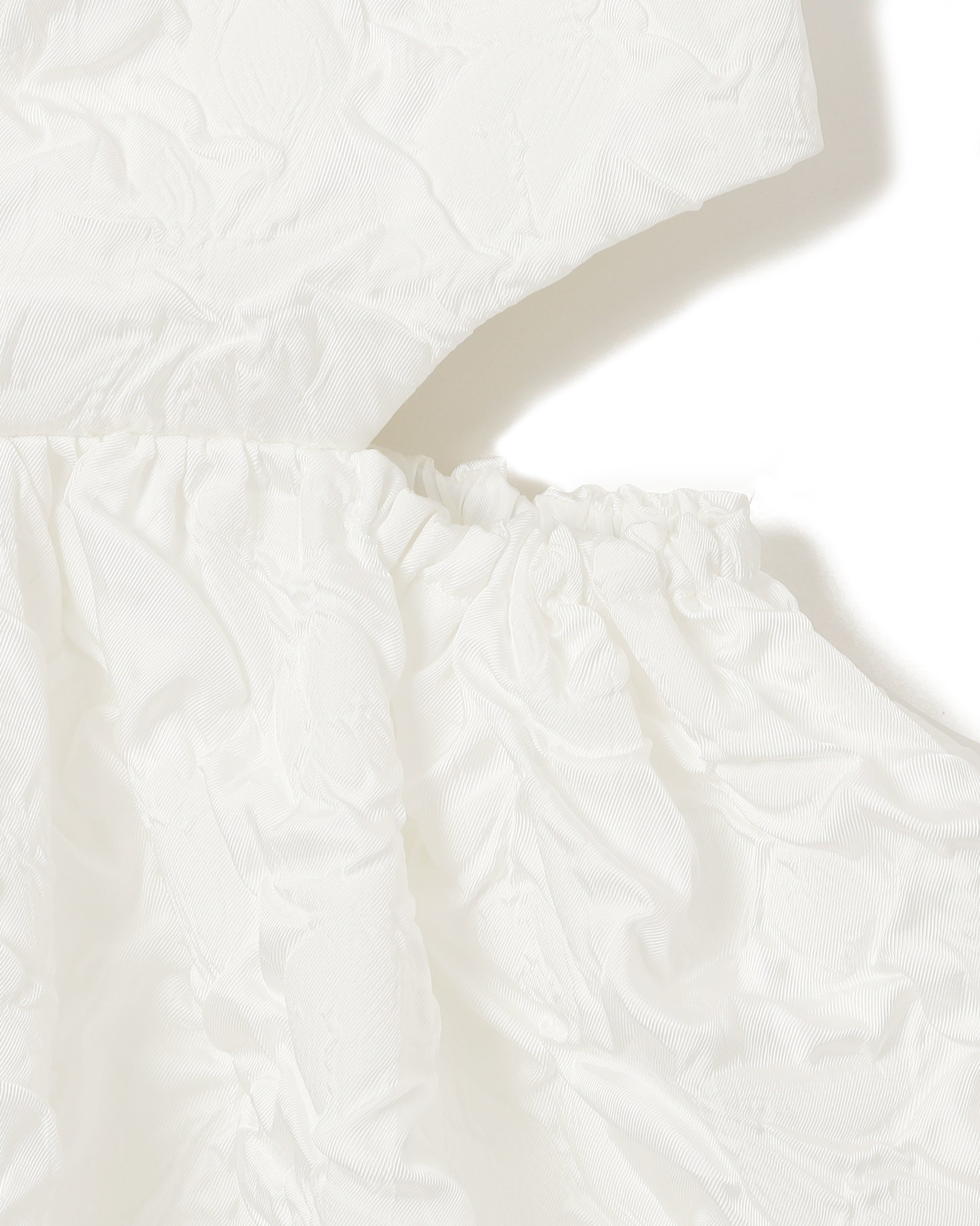 Balloon cami one-piece (White)