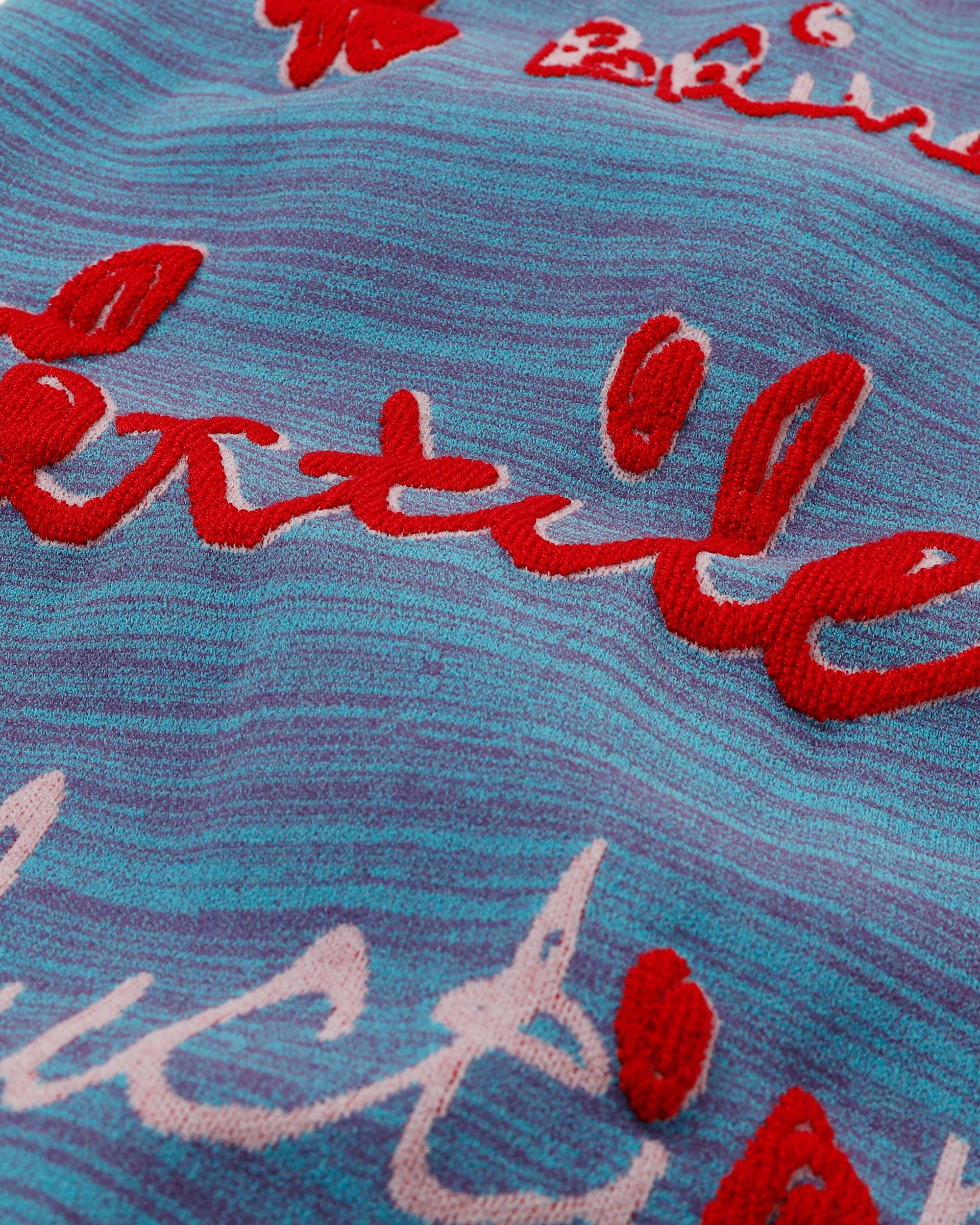 <b>Nadia Wire</b><br>my mission dress (melange turquoise/red)