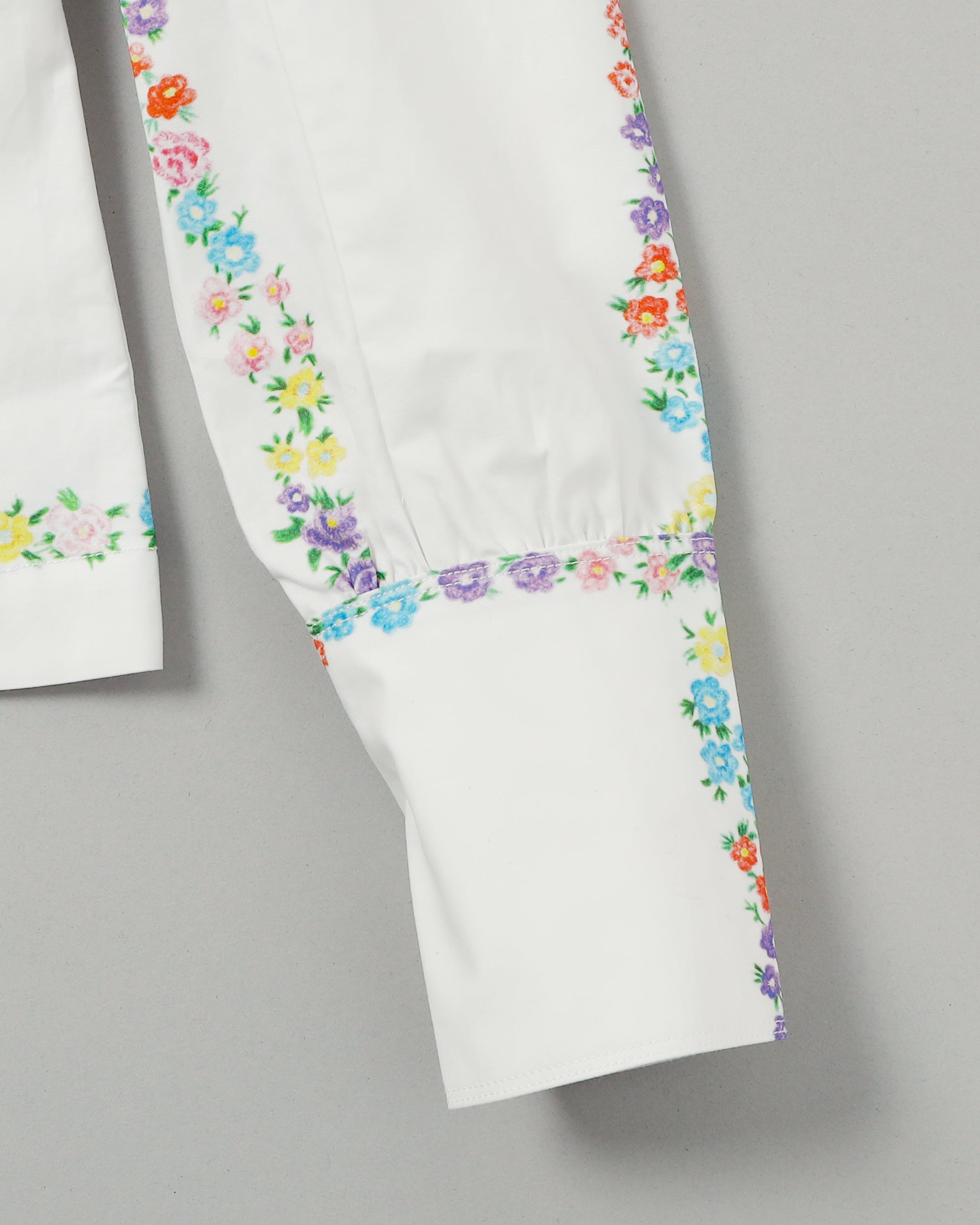 <b>yuhan wang</b><br>floral checked blouse