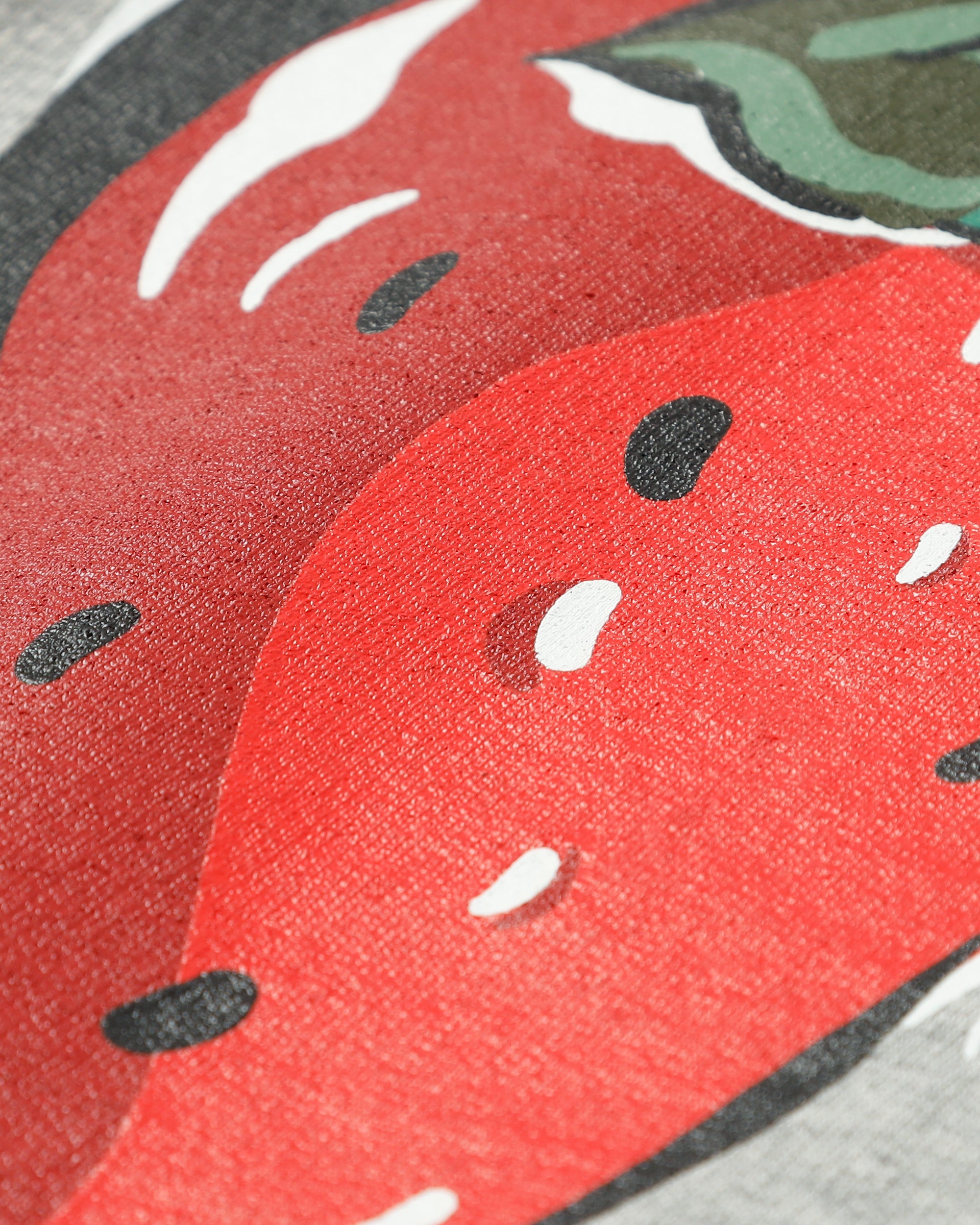 KIDS strawberry printed sweatshirts (Gray)