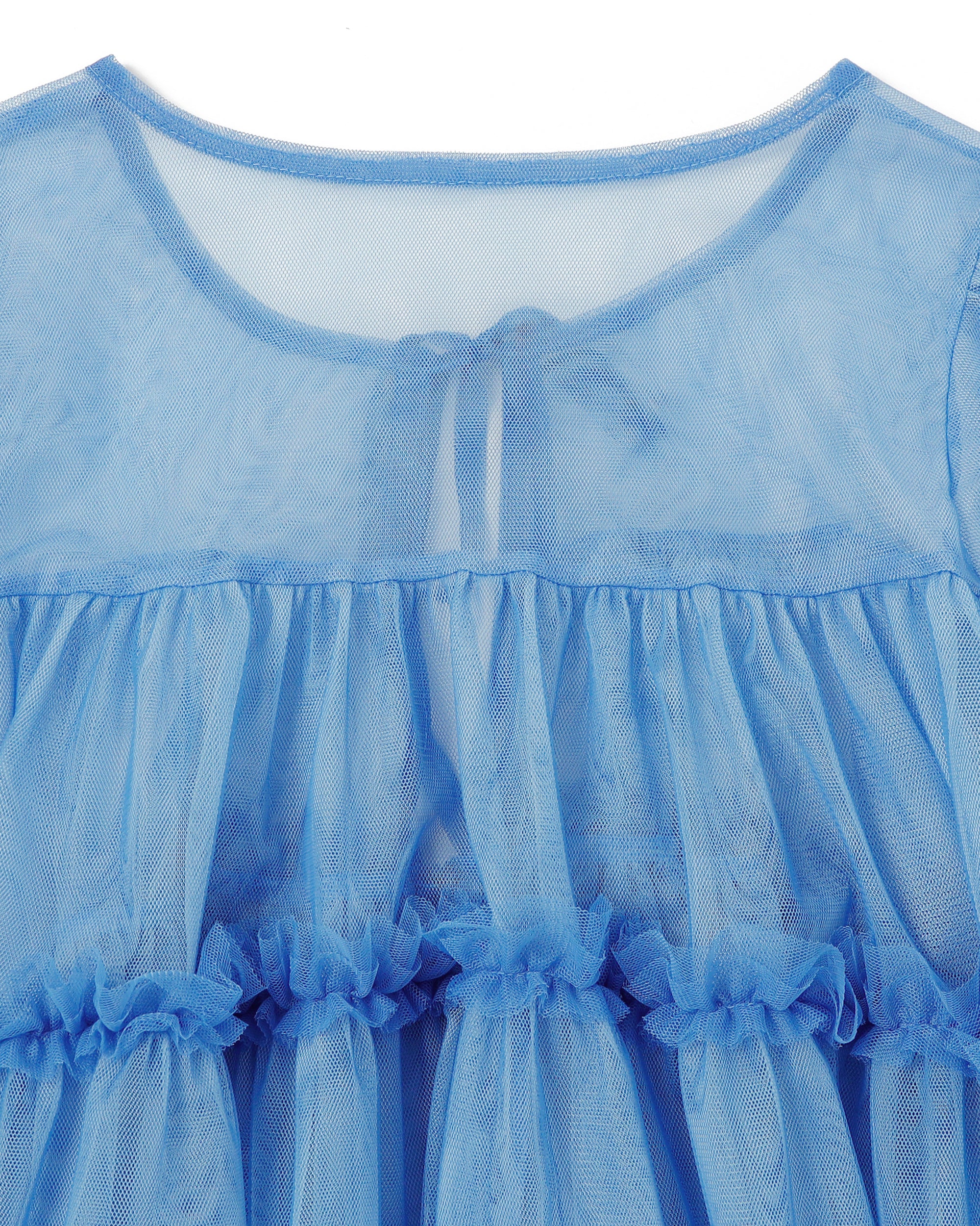 PUFF TIED BOLERO (BLUE)