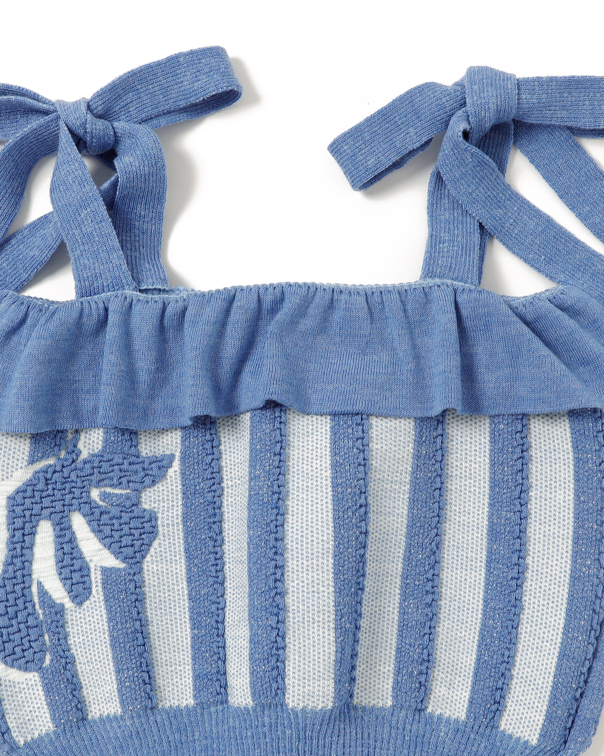 <b>Nadia Wire</b><br>sea bloom top / white