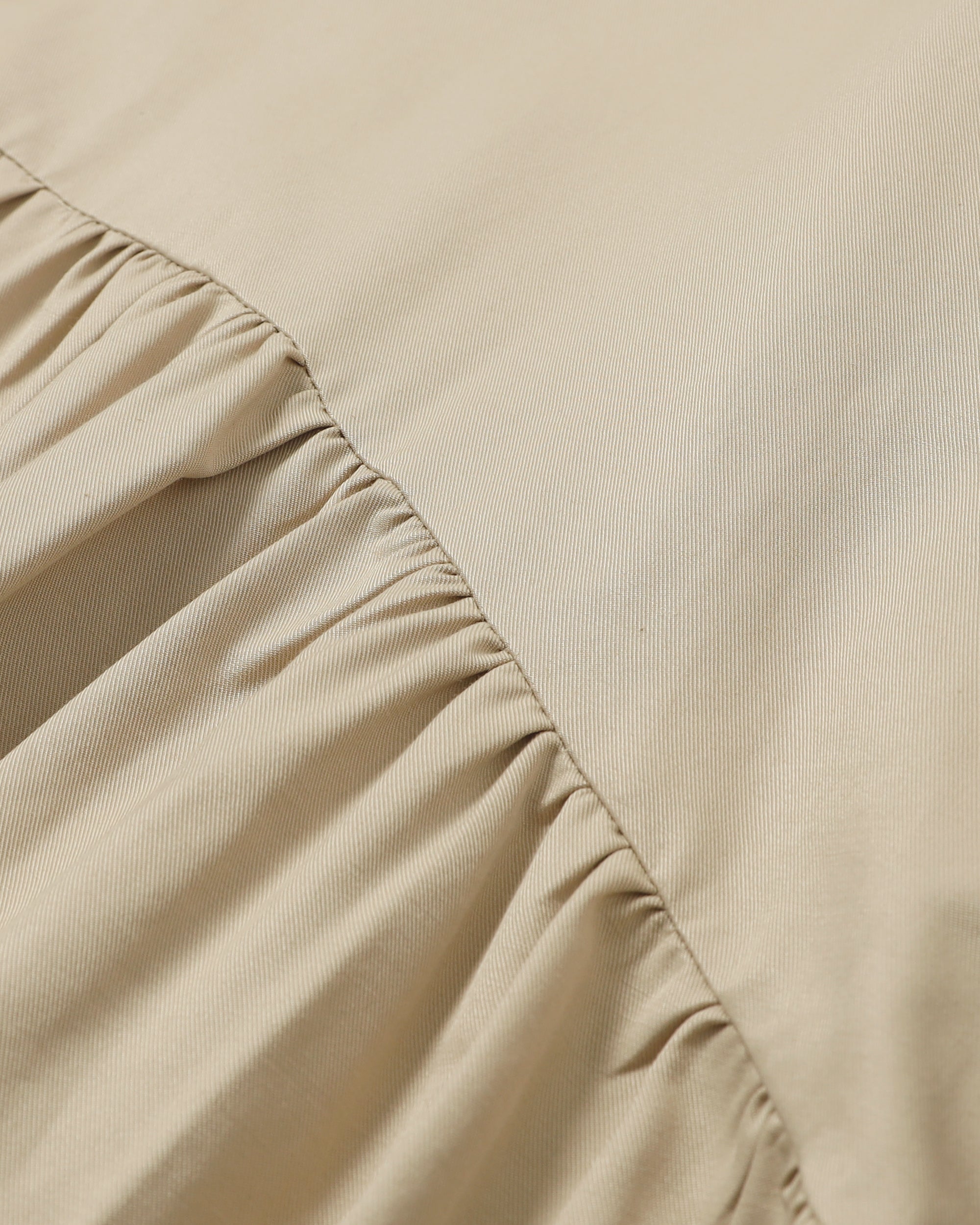 Balloon gather coat (beige)