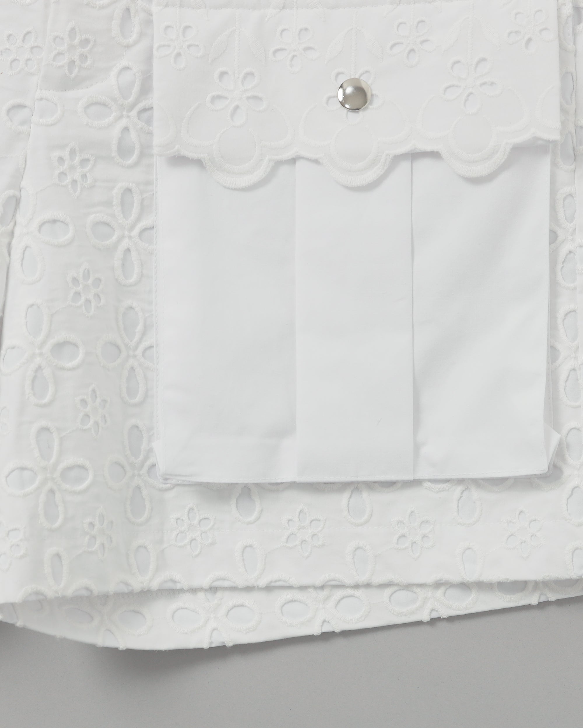 Cotton lace half pants