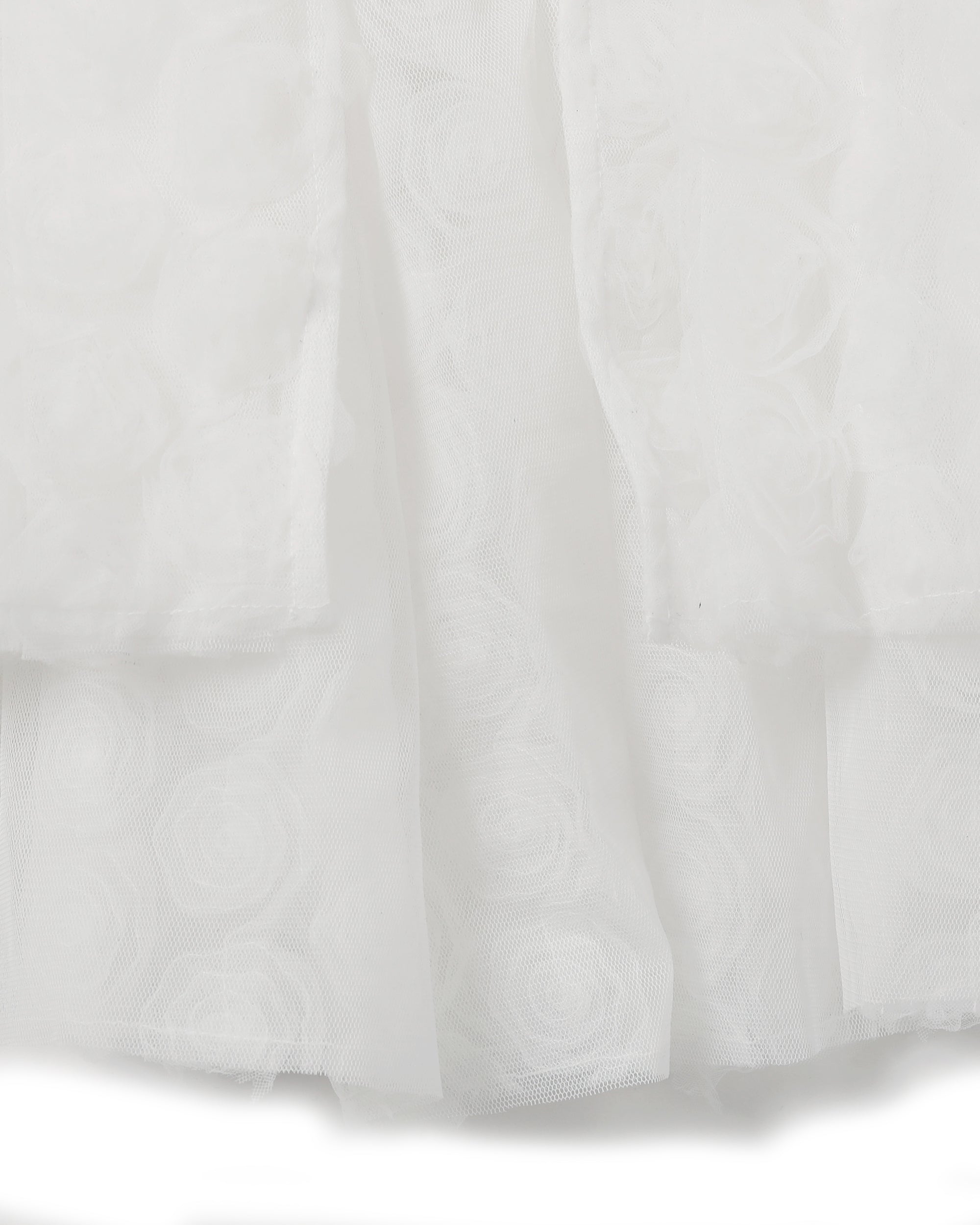 Flower tulle tiered bolero