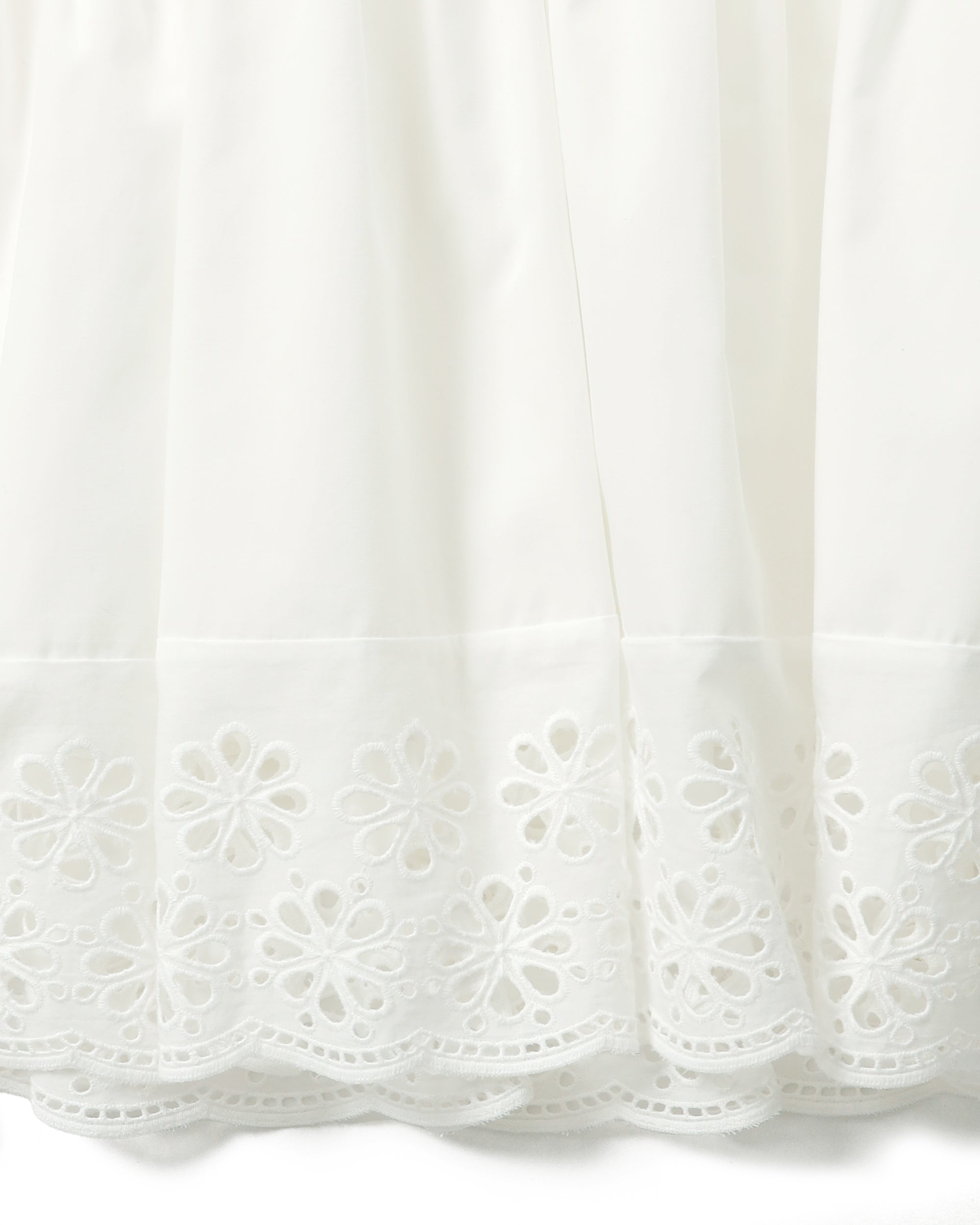 Cotton lace hoodie dress