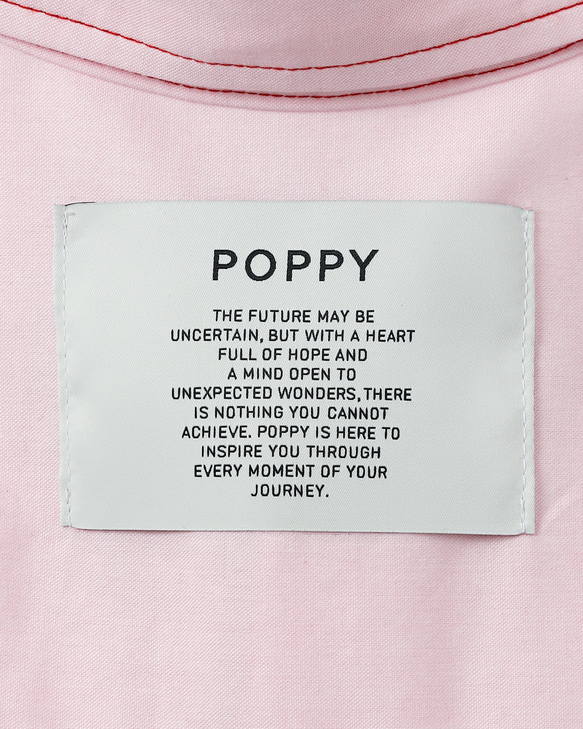 Wave hemline shirt (pink / blue / gray)