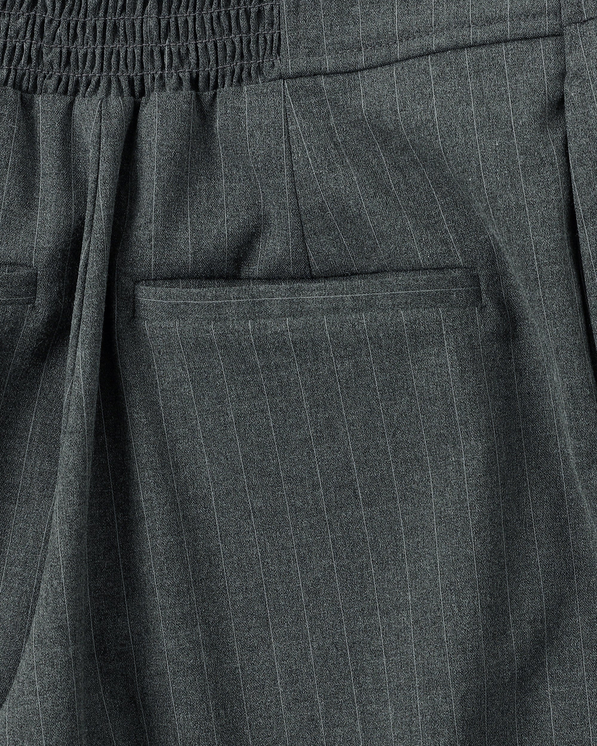 Corset wide pants (stripe)