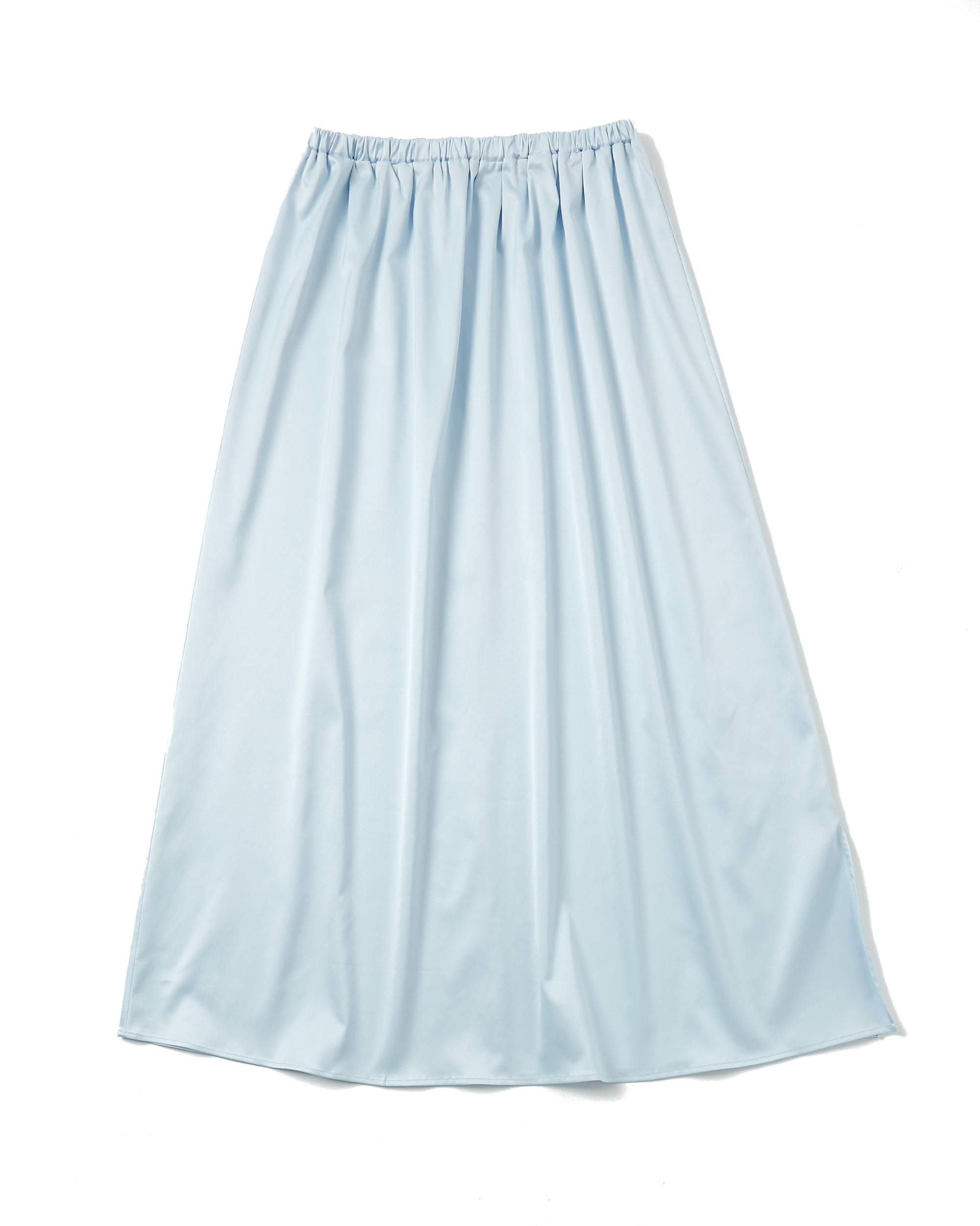 Shirring tulle skirt (blue / bordeaux)