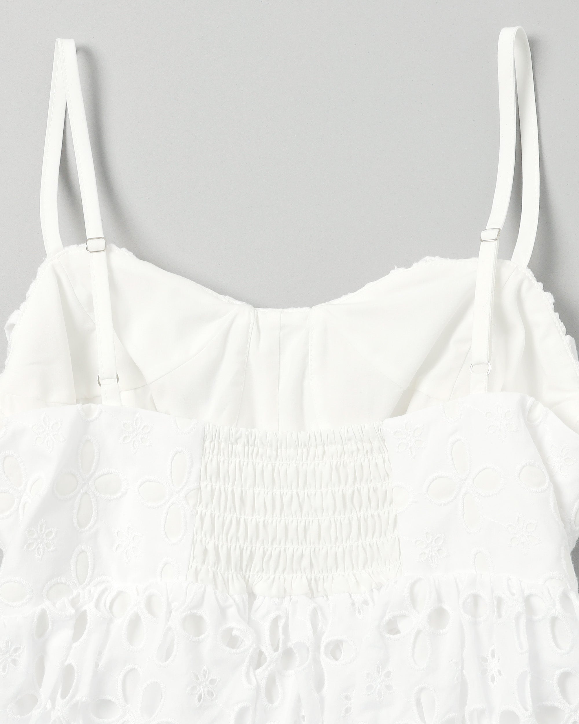 Cotton lace balloon tunic