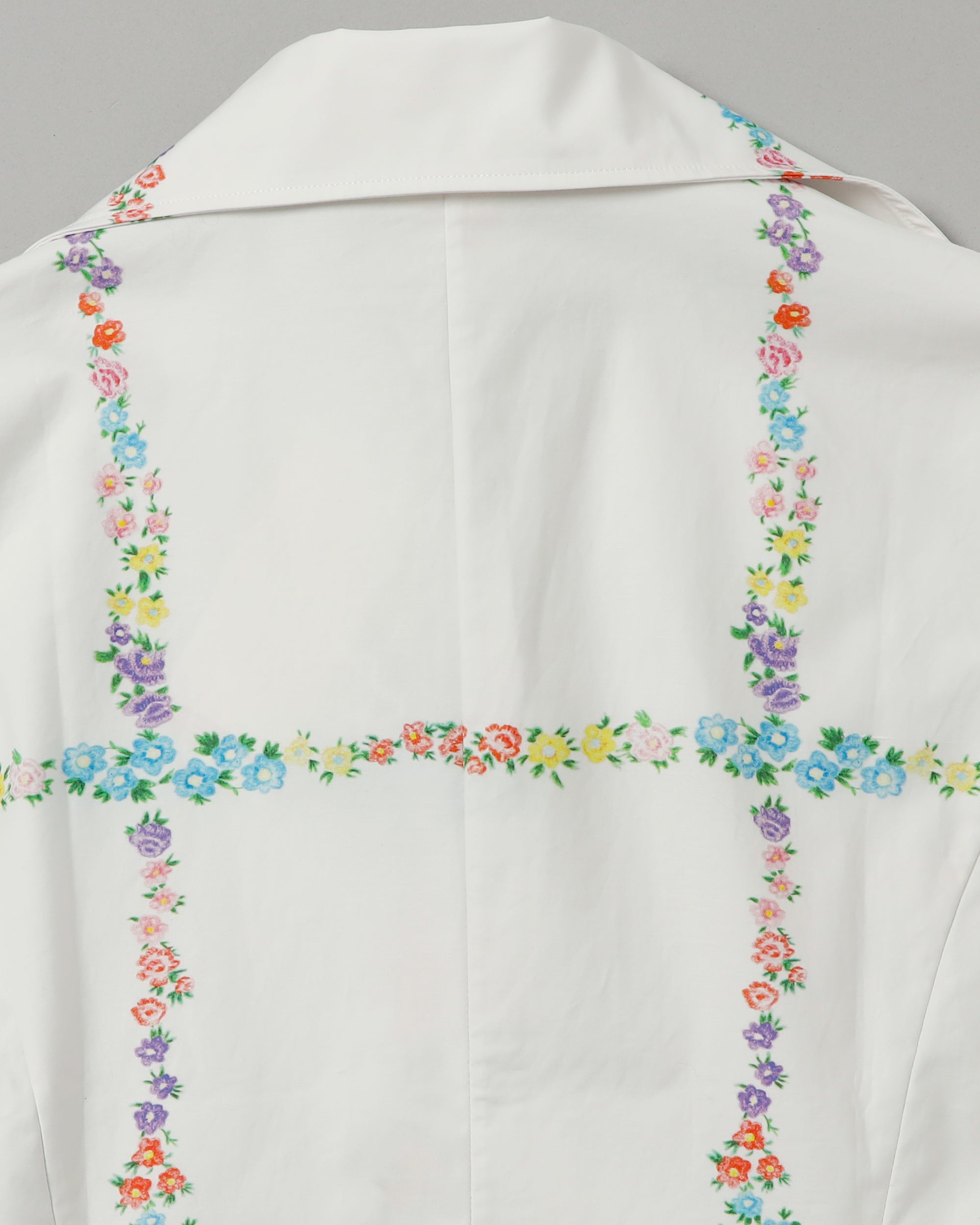 <b>yuhan wang</b><br>floral checked blouse