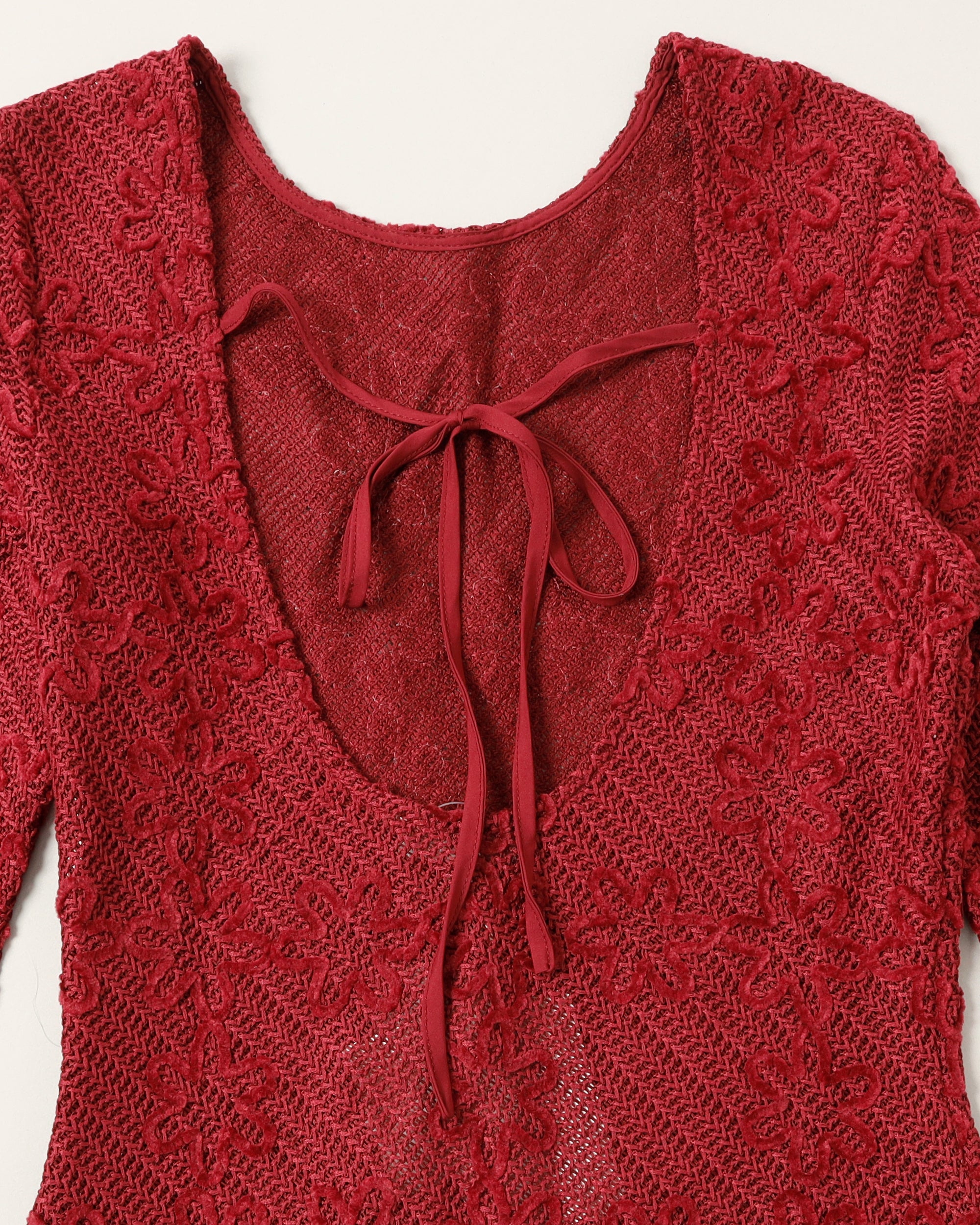 <b>GHOSSPELL</b><br>Vicky Crochet Maxi Dress