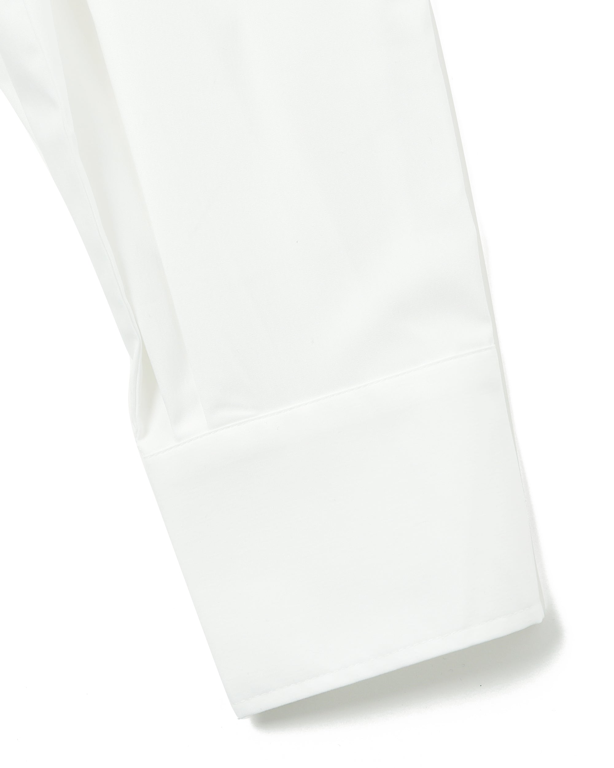 Shirring hoodie shirt (white / blue stripe)