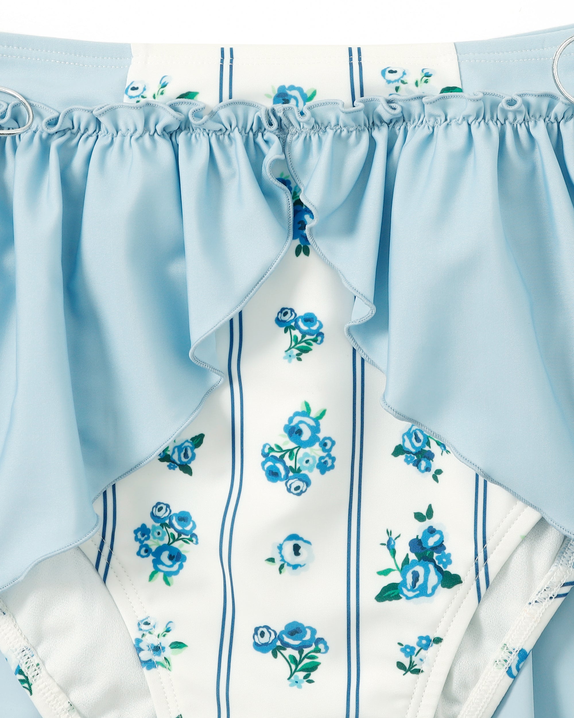 Off shoulder flare bikini