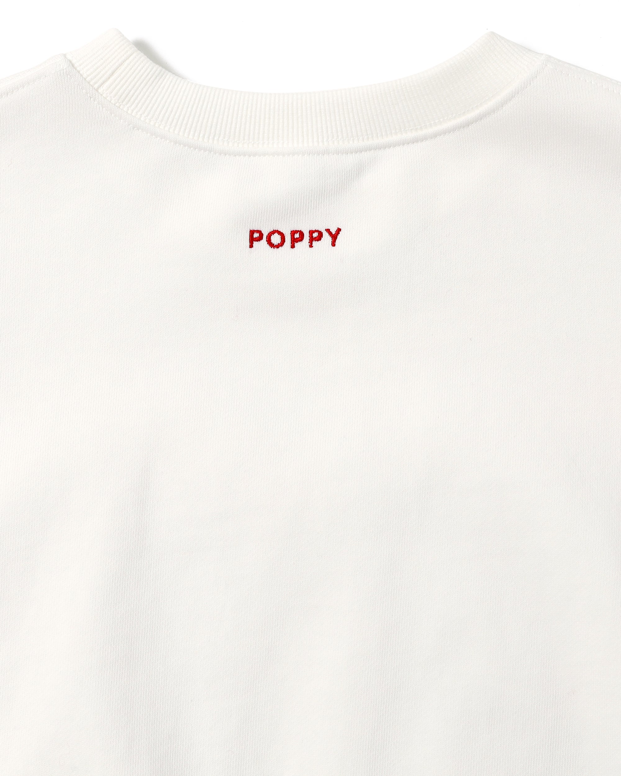 Cotton lace heart sweatshirt