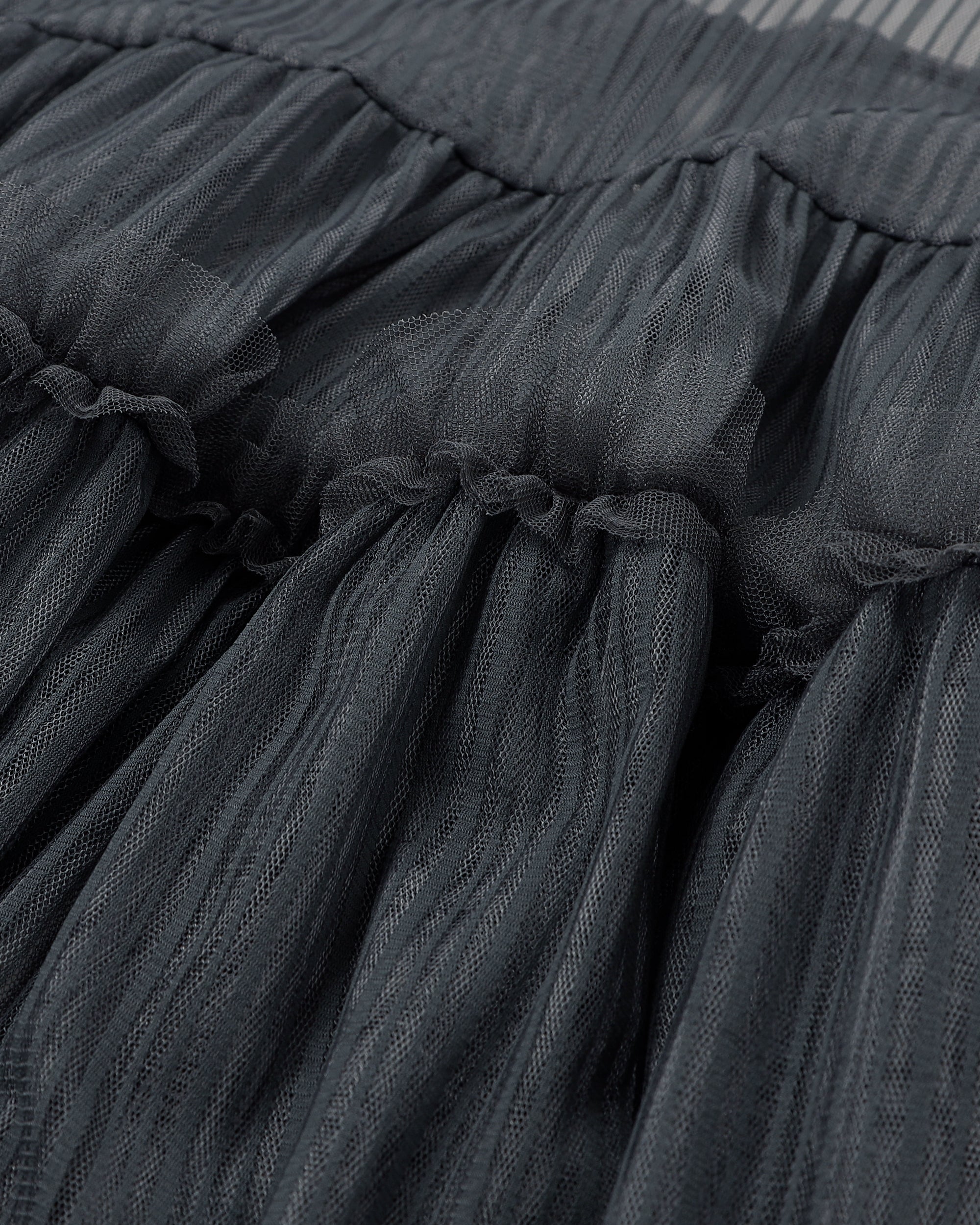 PUFF TIED BOLERO (STRIPE GRAY)