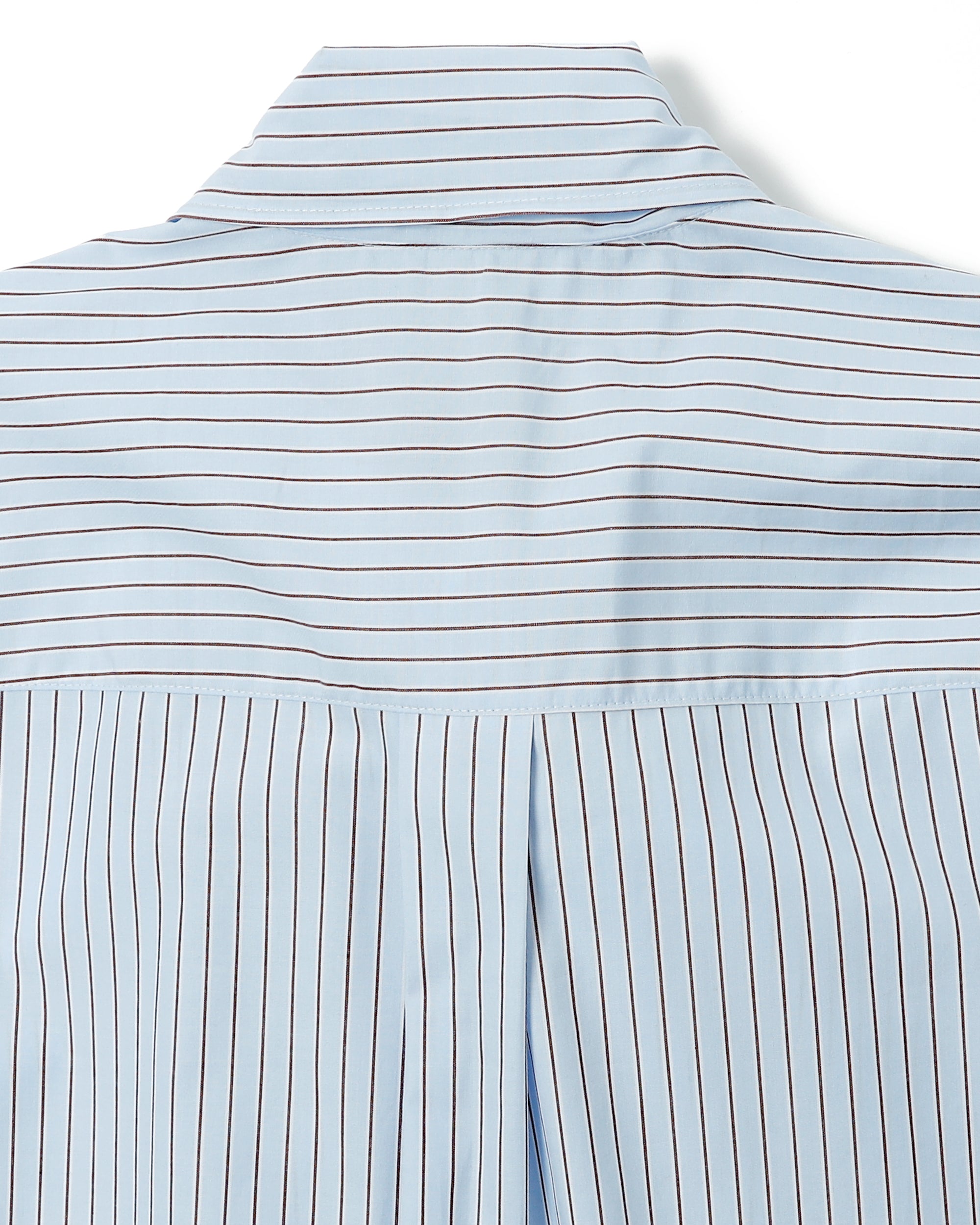 Ribbon tie blouse (stripe)