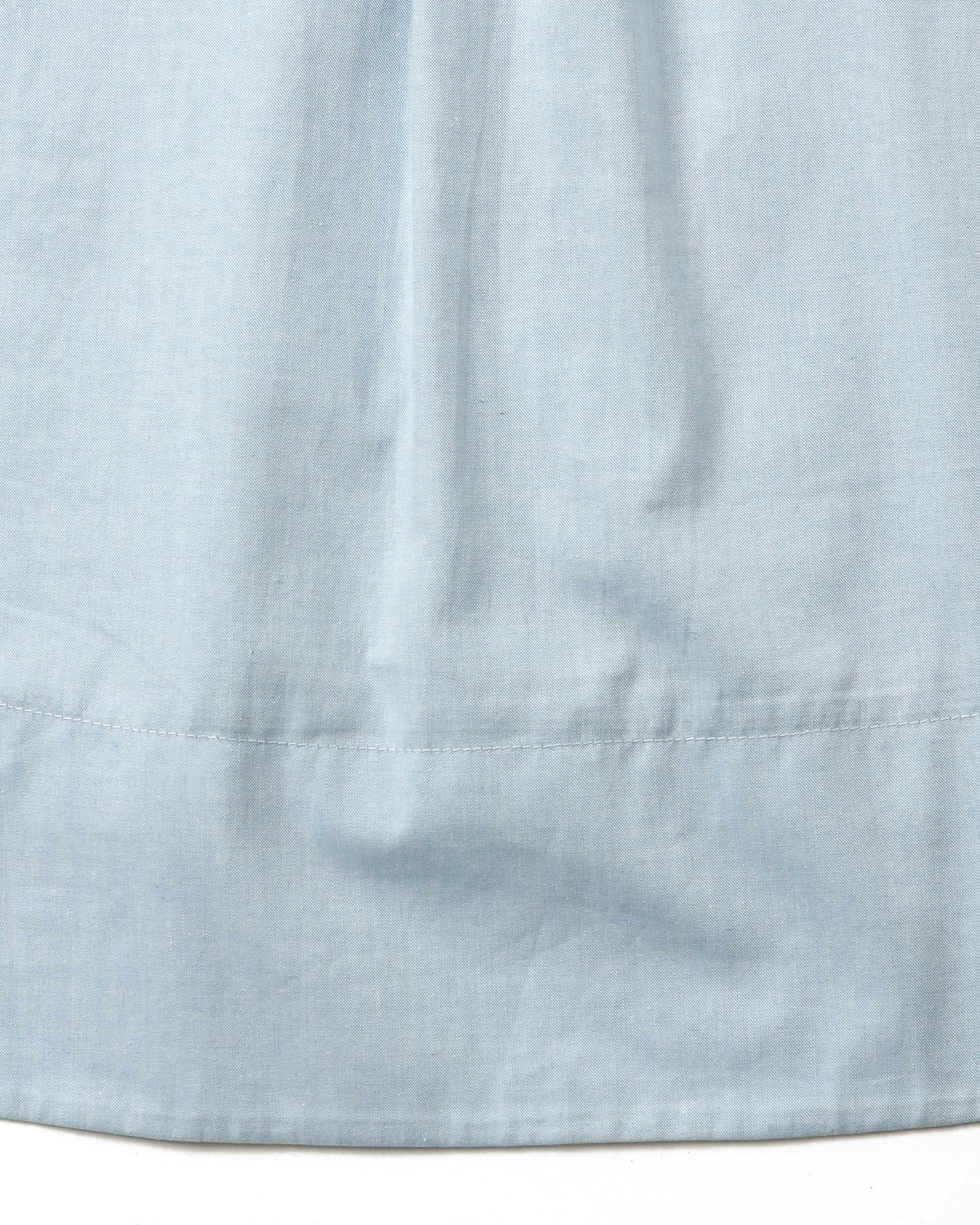 Wave hemline shirt (pink / blue / gray)