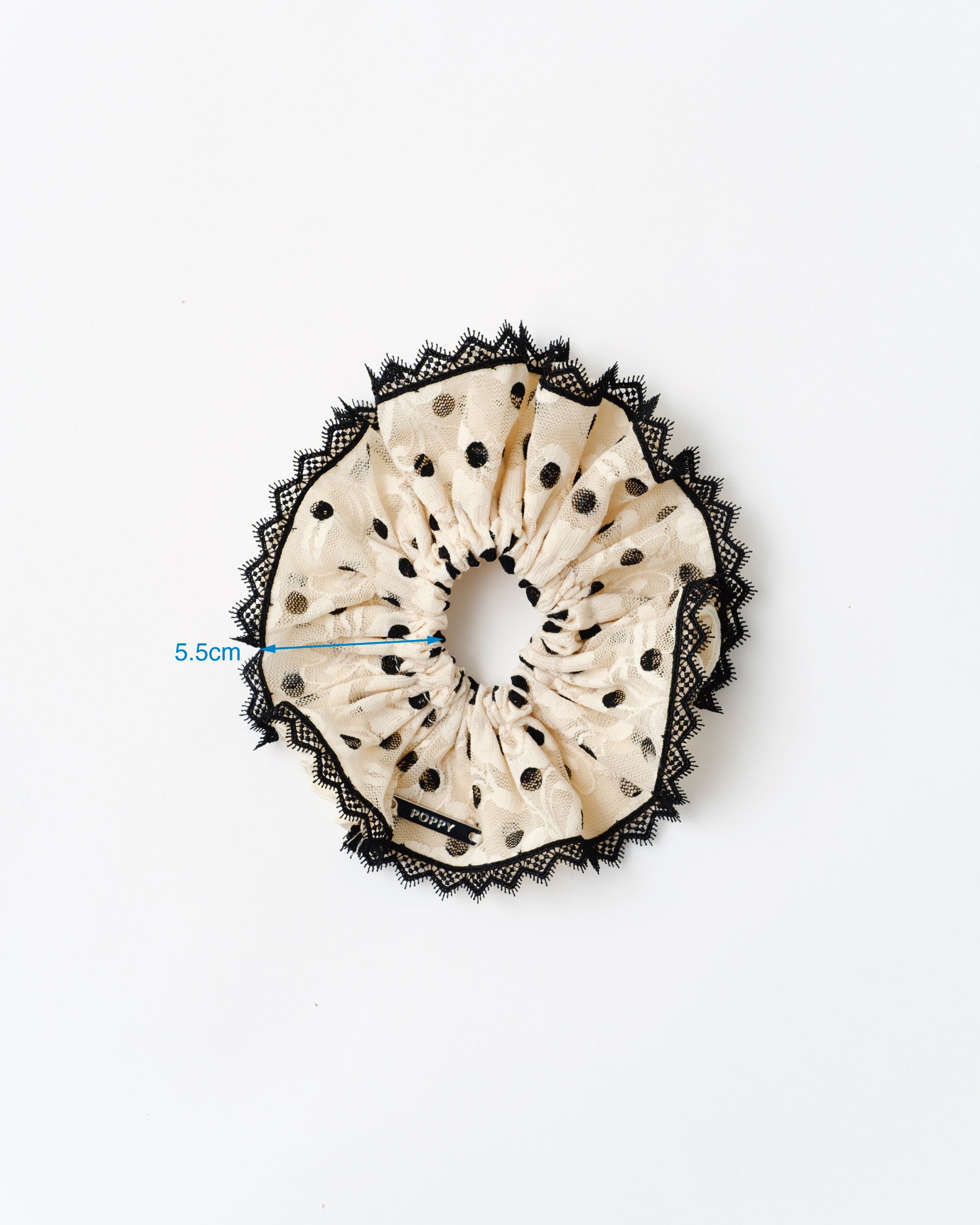 FLORAL DOT SCRUNCHIE