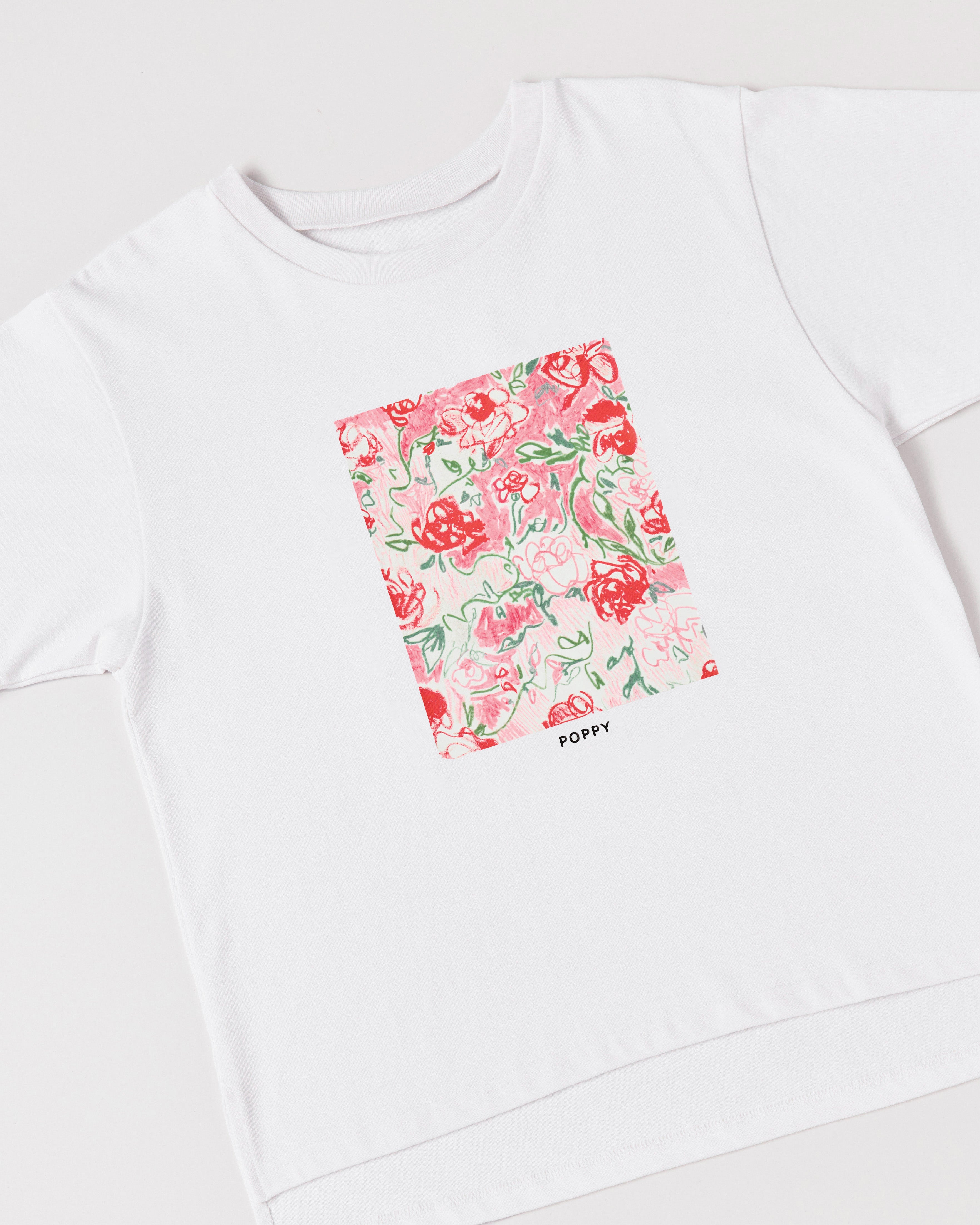 Crayon rose art t-shirt