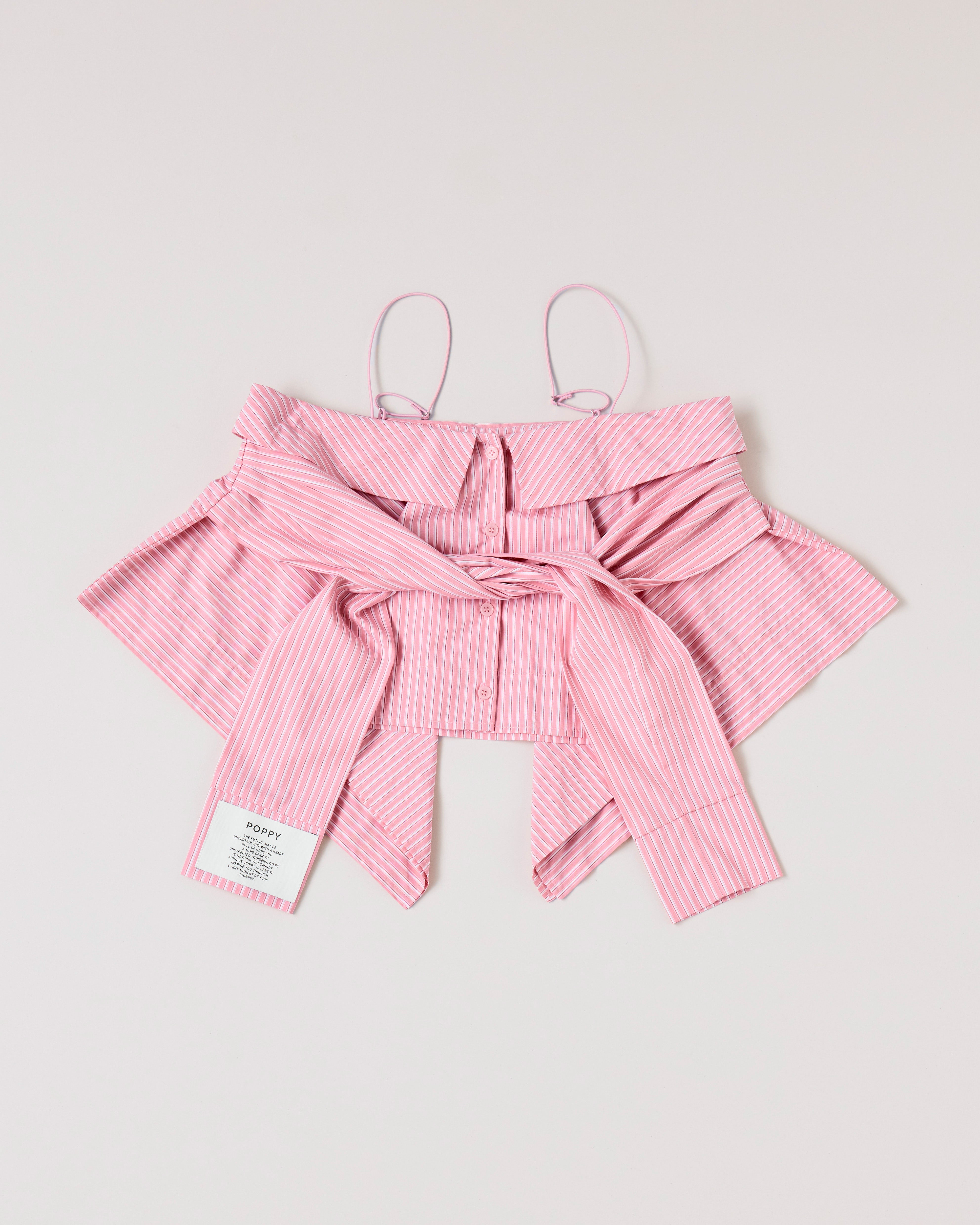 Handkerchief hem 2way bustier/skirt