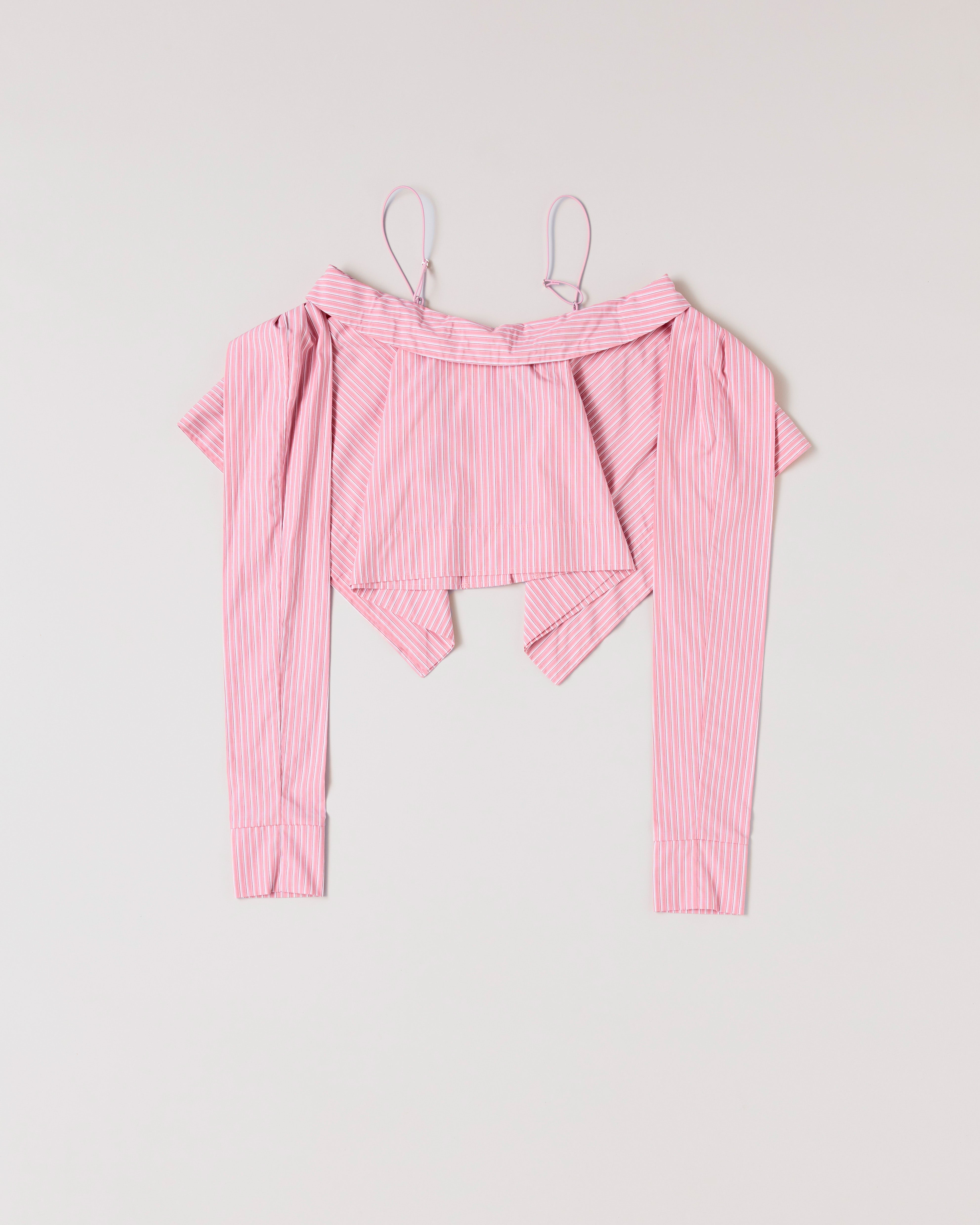 Handkerchief hem 2way bustier/skirt