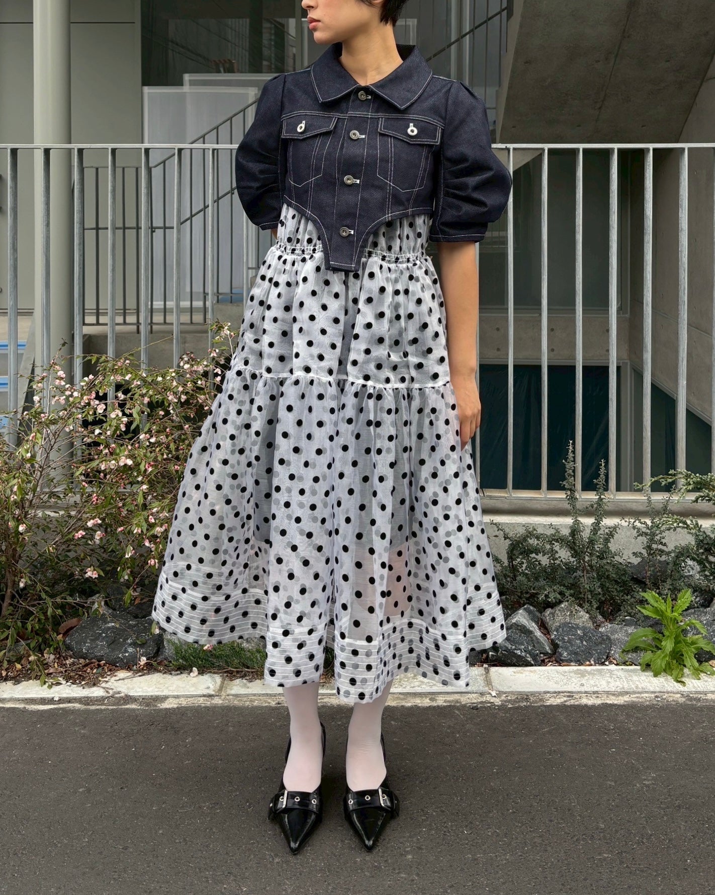 Cutline denim jacket