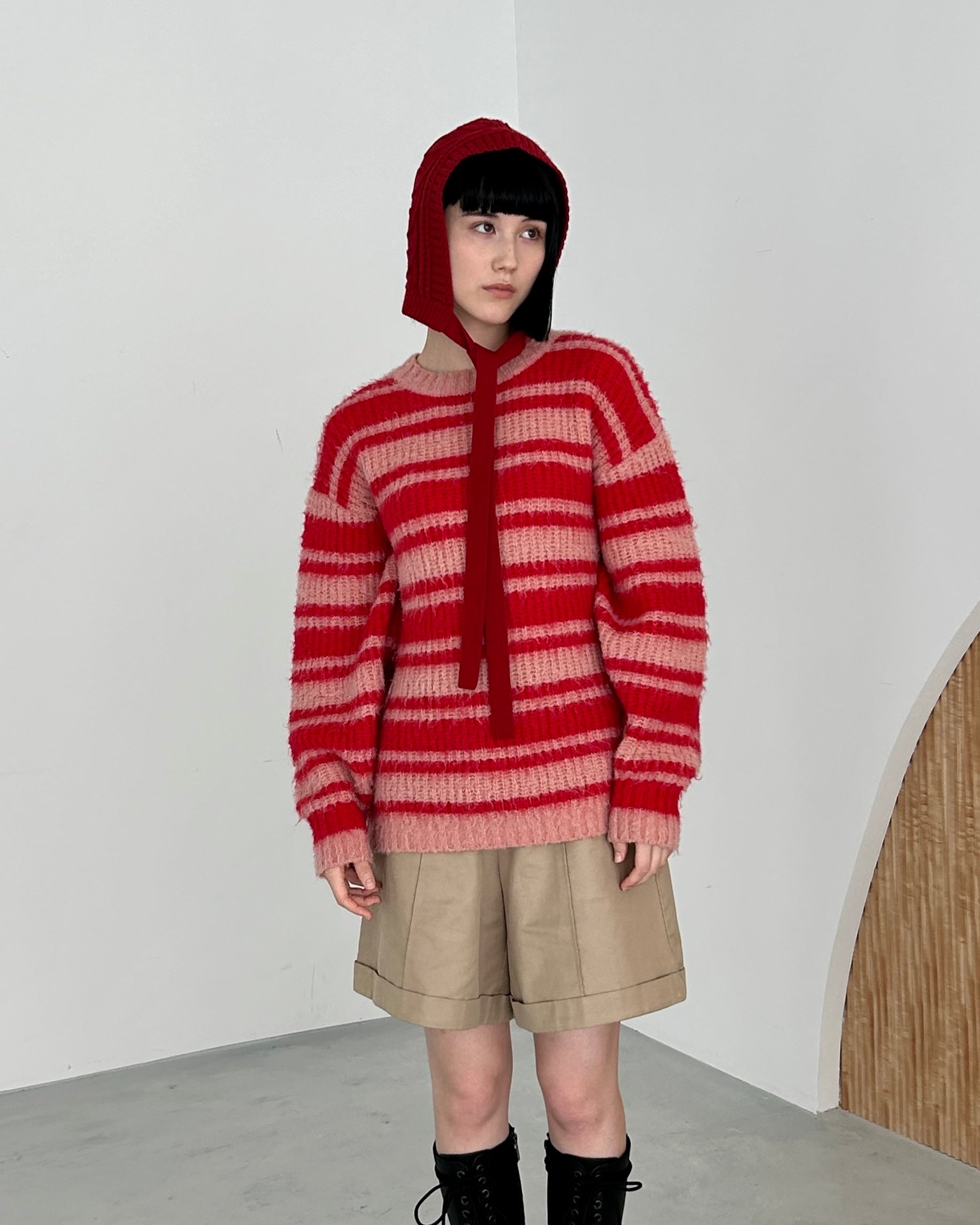 Kurukuru knit bonnet