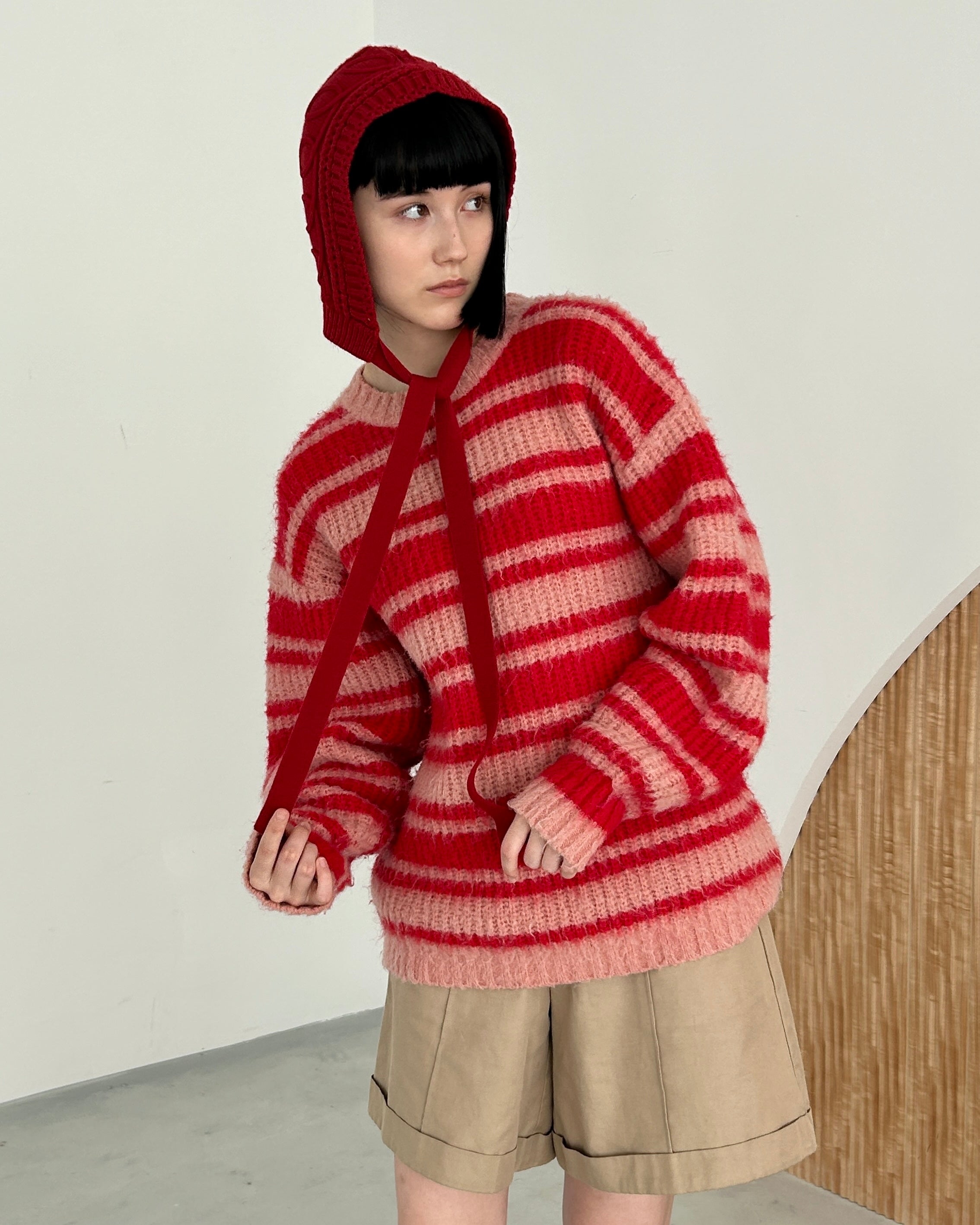 Kurukuru knit bonnet