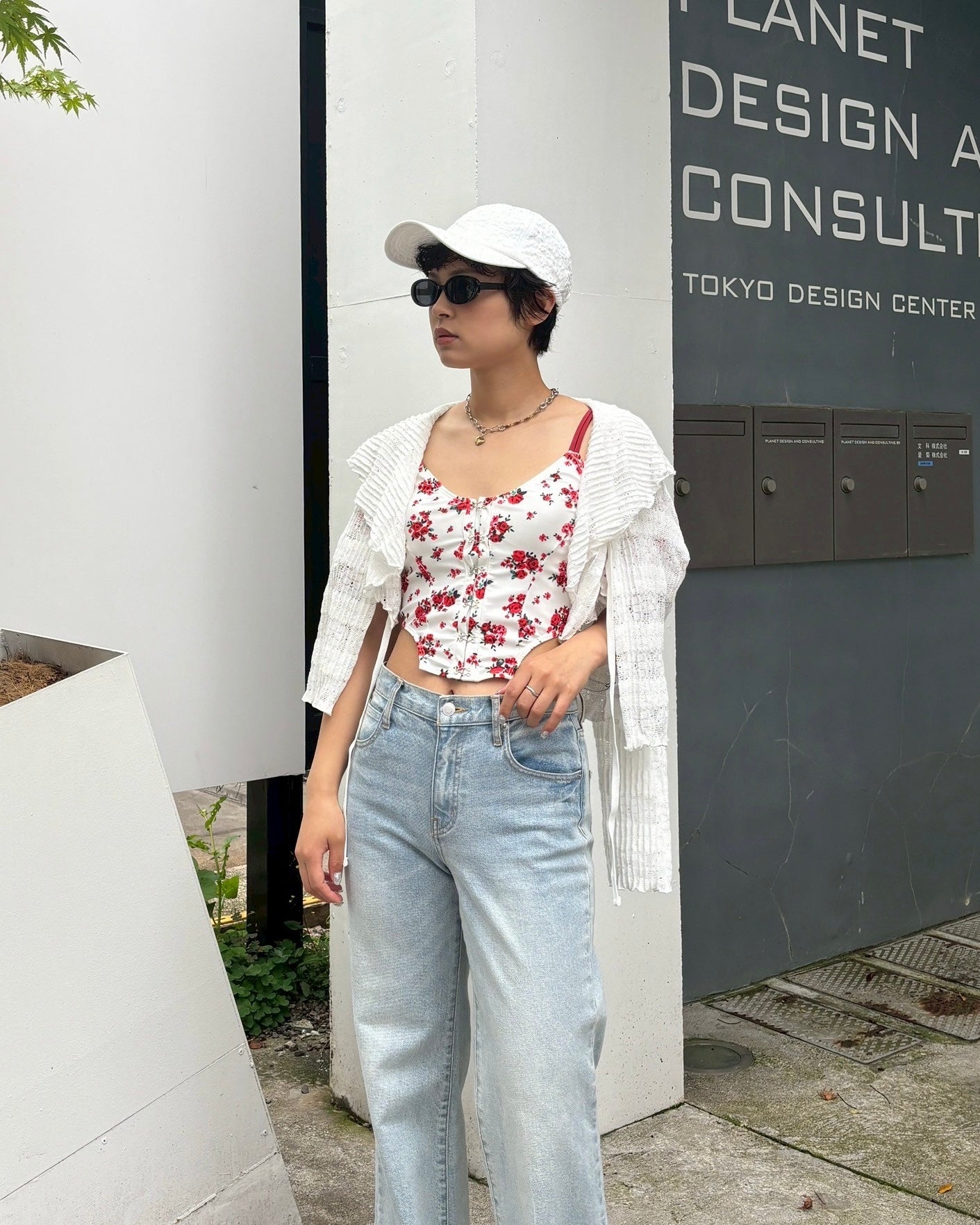 Red bouquet ribbon bikini