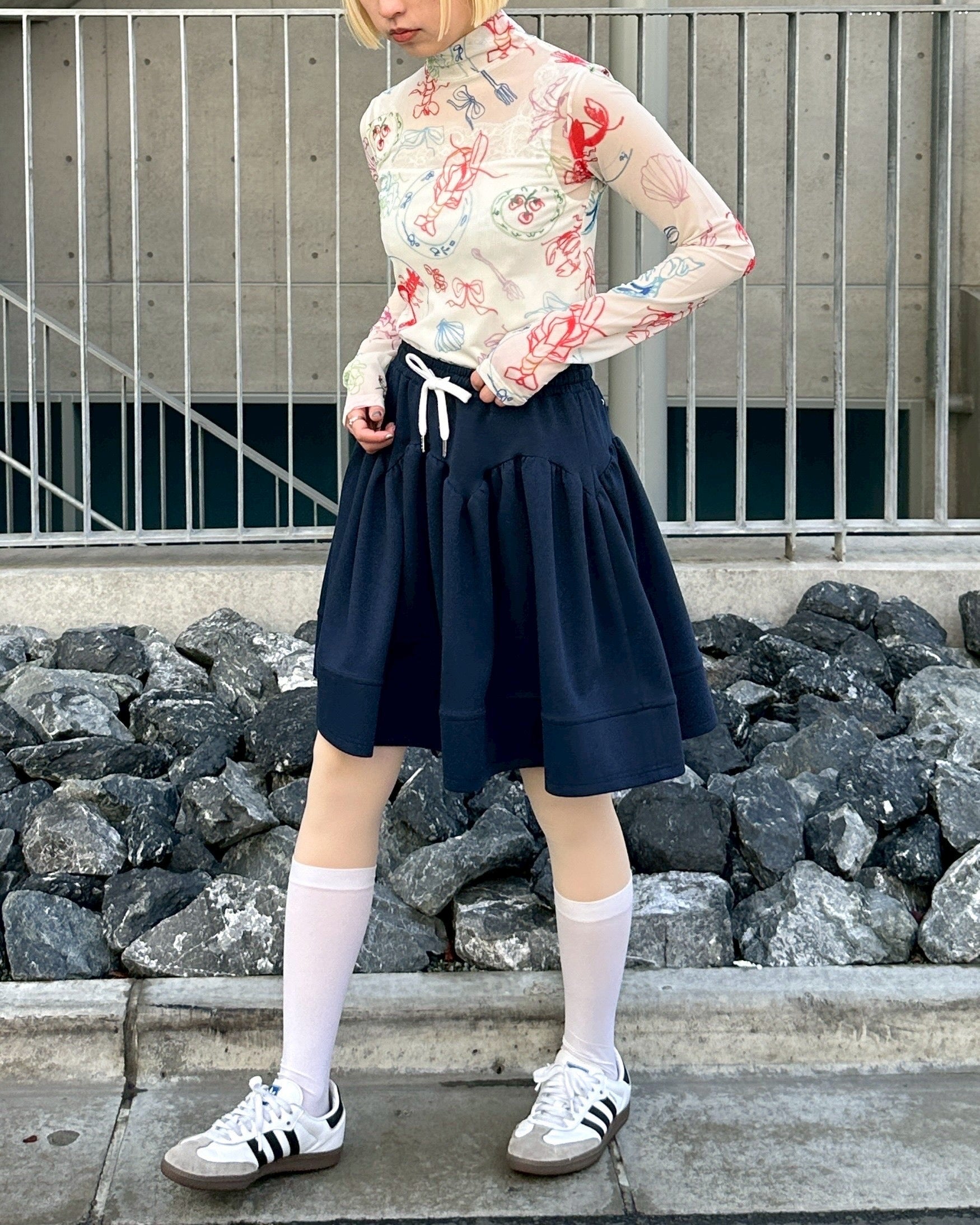 Sea Paradise see-through tops (high neck)