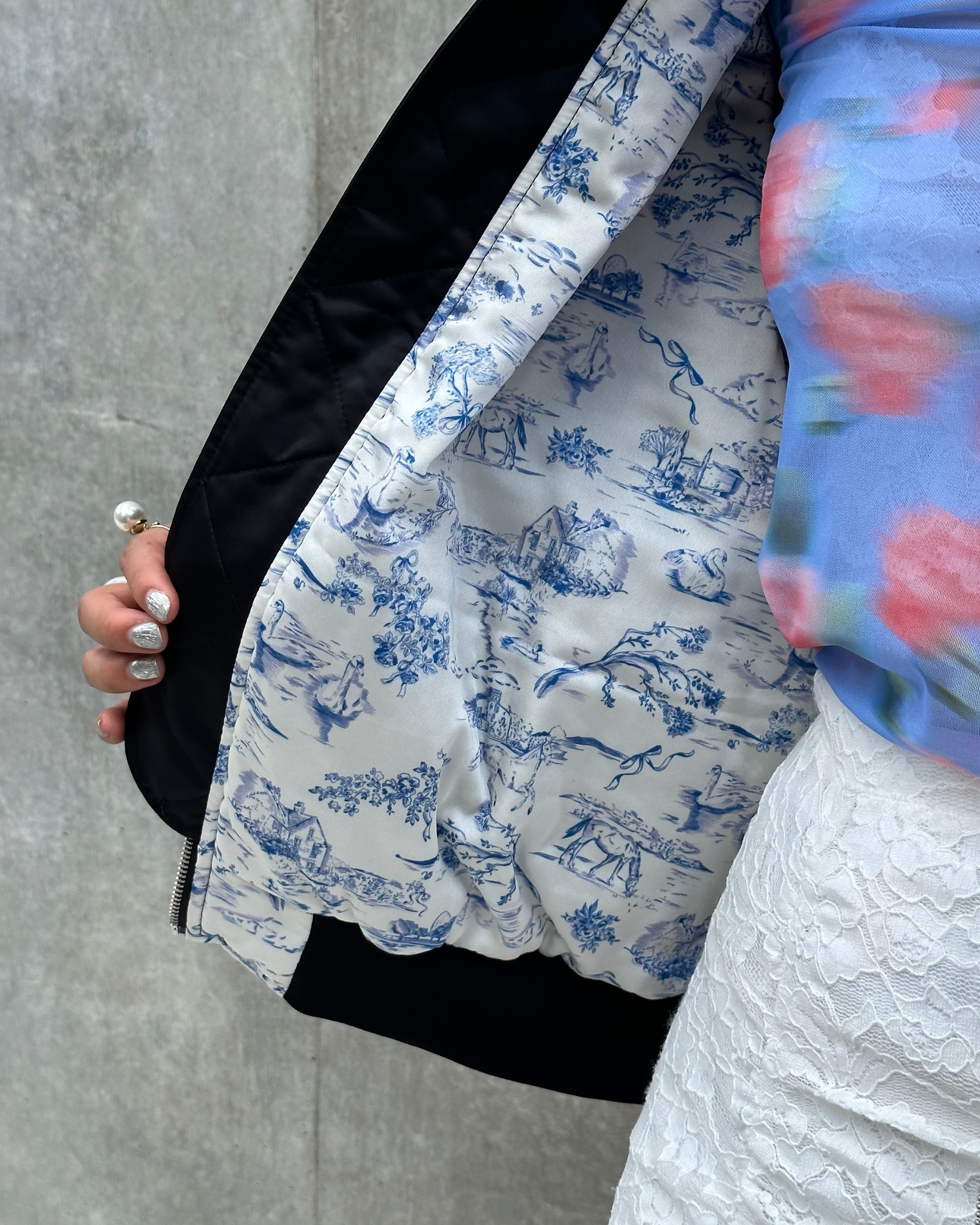 Gather ribbon MA-1 (black)