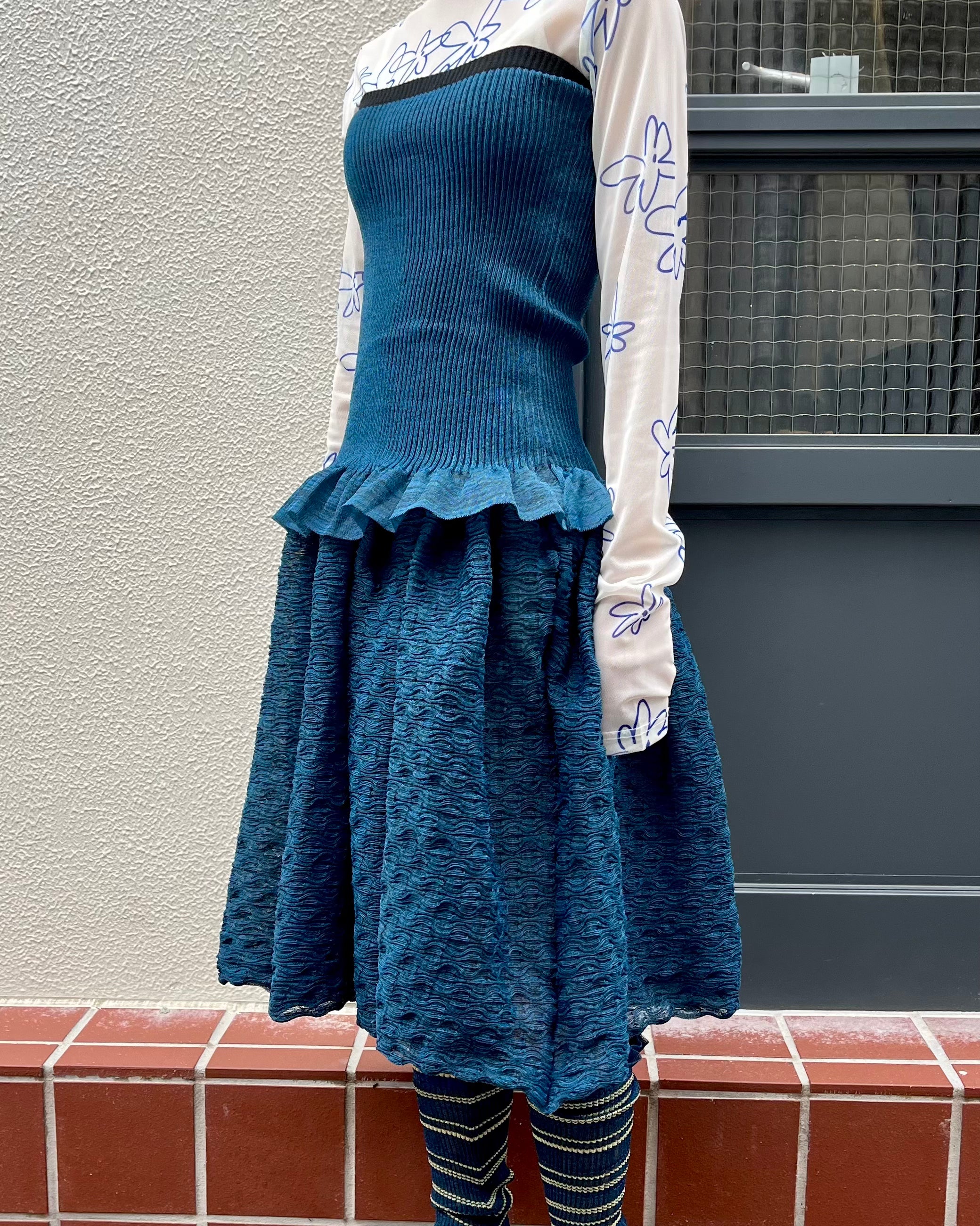 <b>Nadia Wire</b><br>bubble dress (blue)