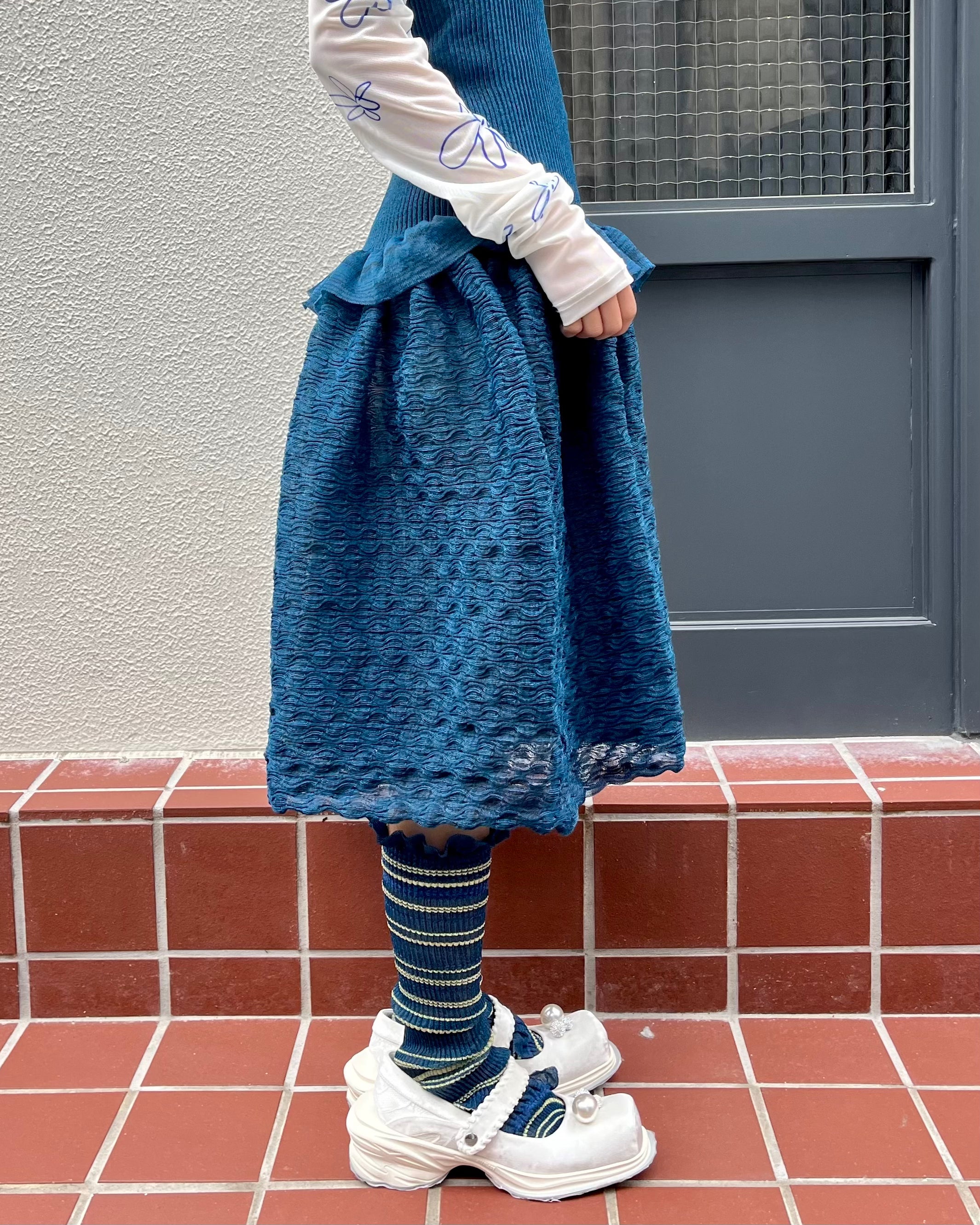 <b>Nadia Wire</b><br>bubble dress (blue)