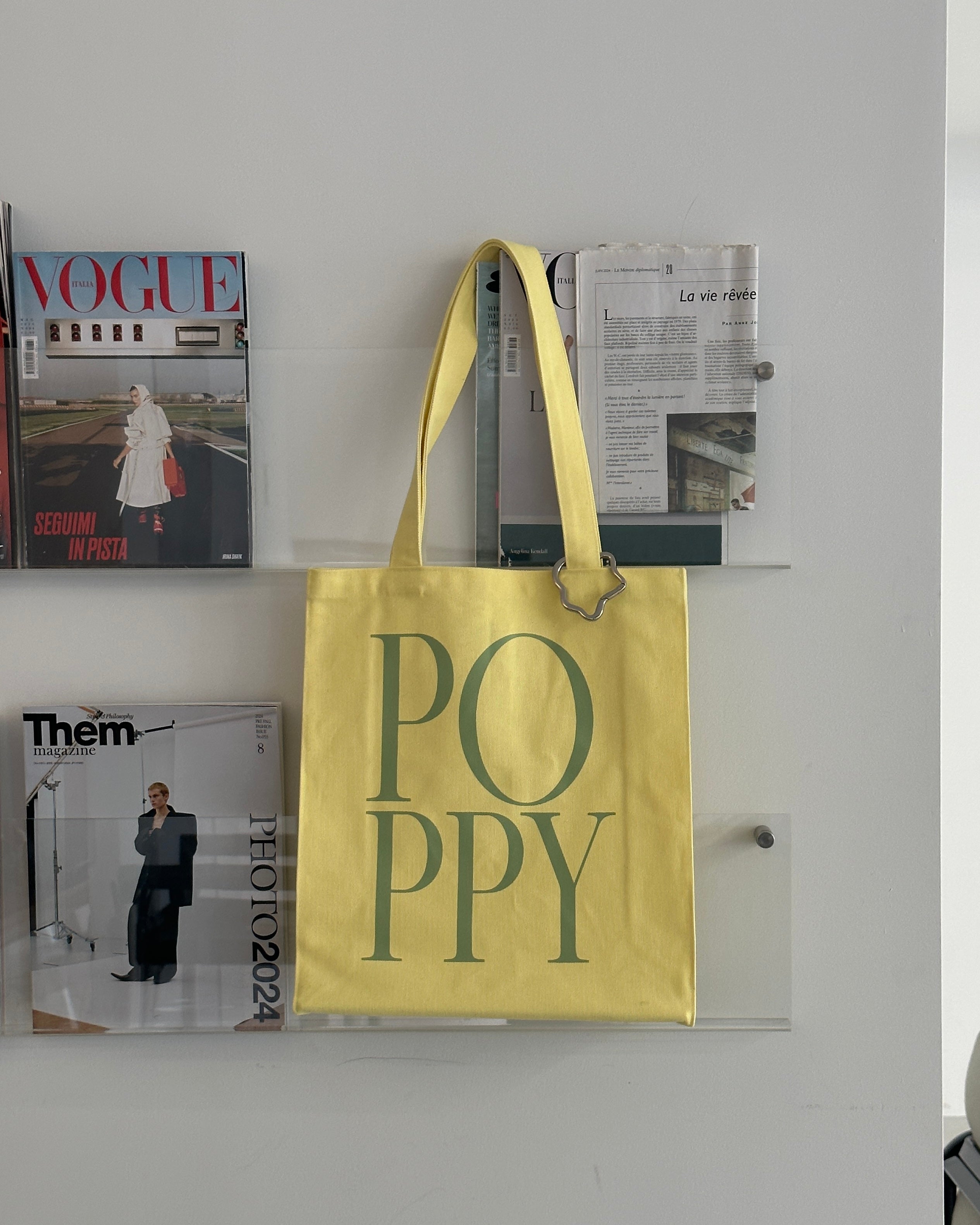 Logo tote bag (yellow)